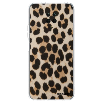 Picasee silikonový průhledný obal pro Xiaomi Redmi Note 9S - Brown Tiger