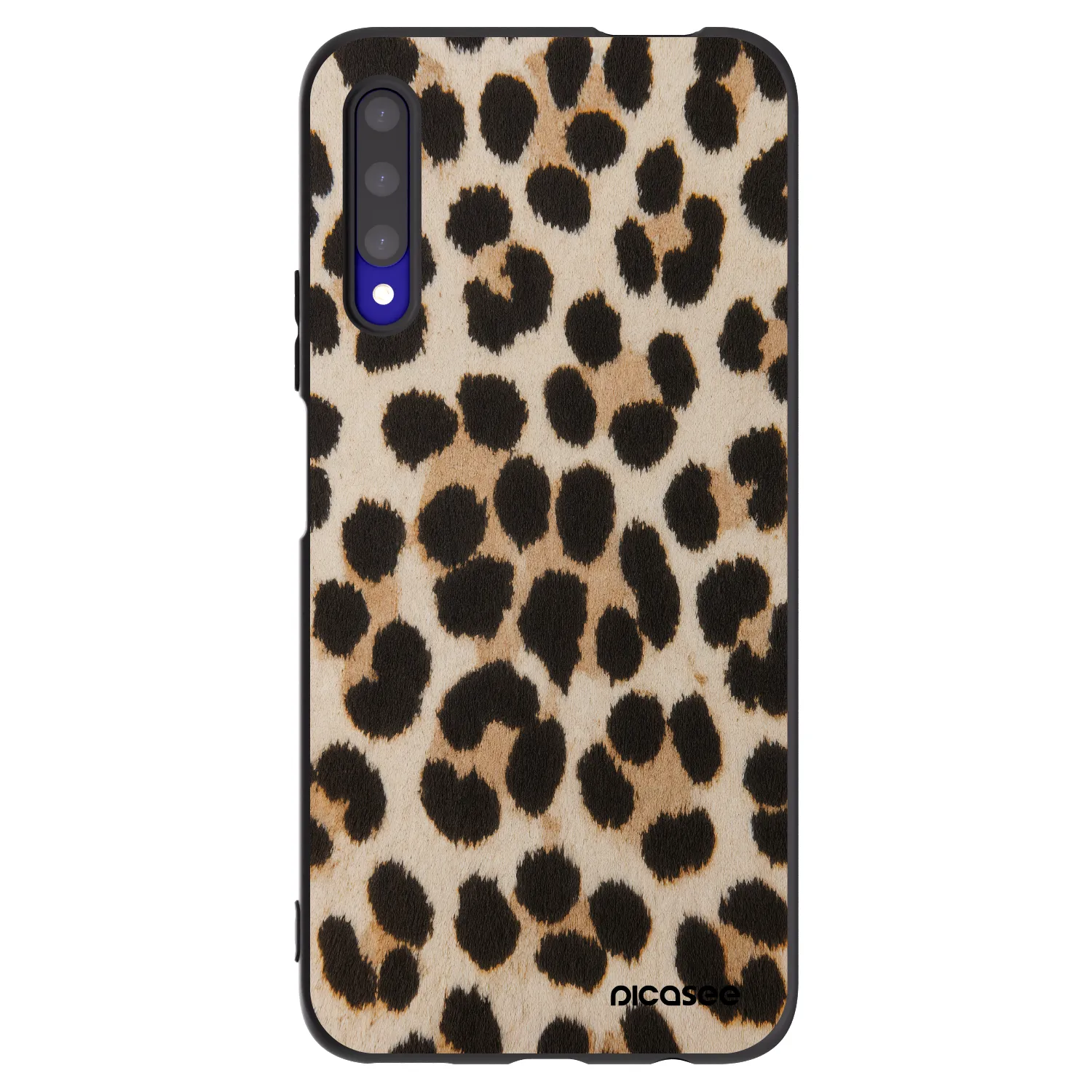 Picasee silikonový černý obal pro Honor 9X Pro - Brown Tiger