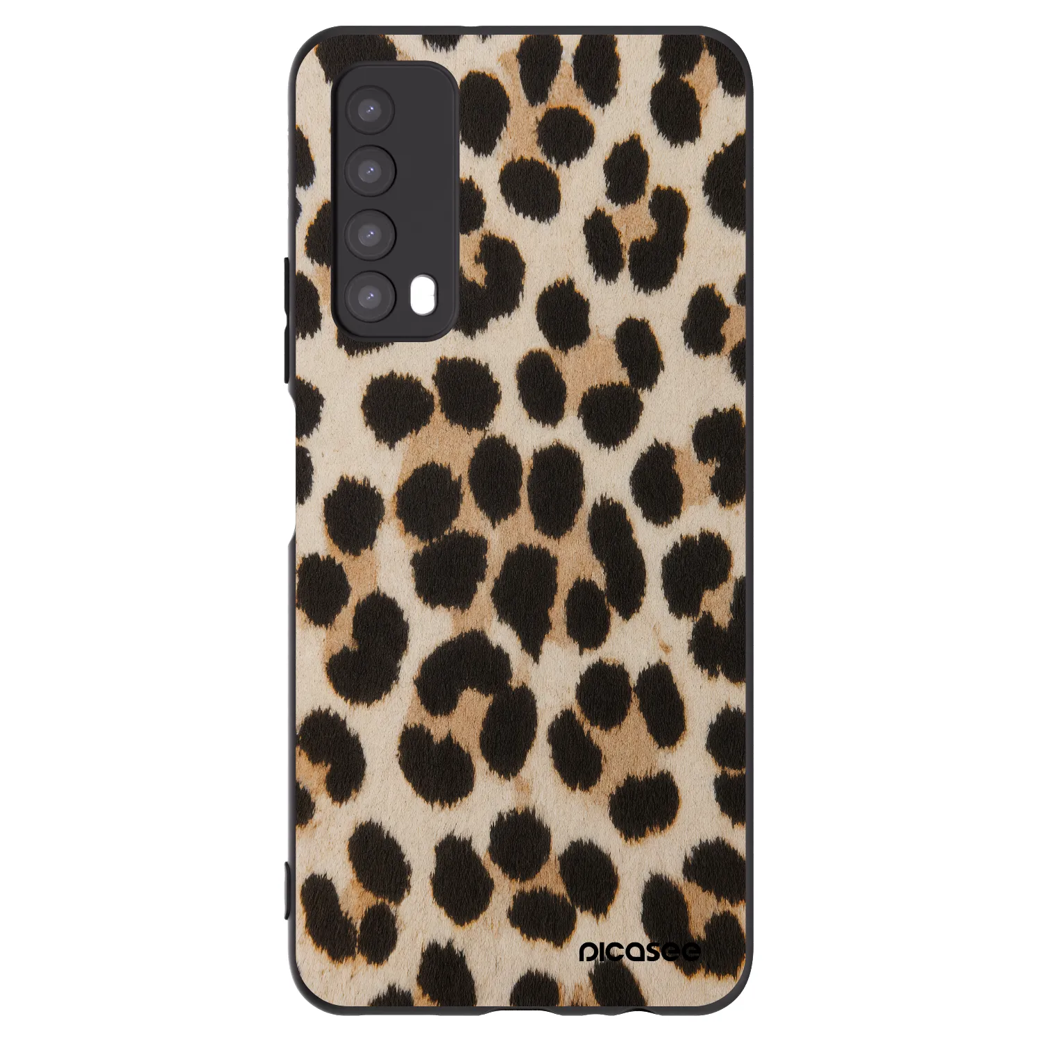 Picasee silikonový černý obal pro Huawei P Smart 2021 - Brown Tiger