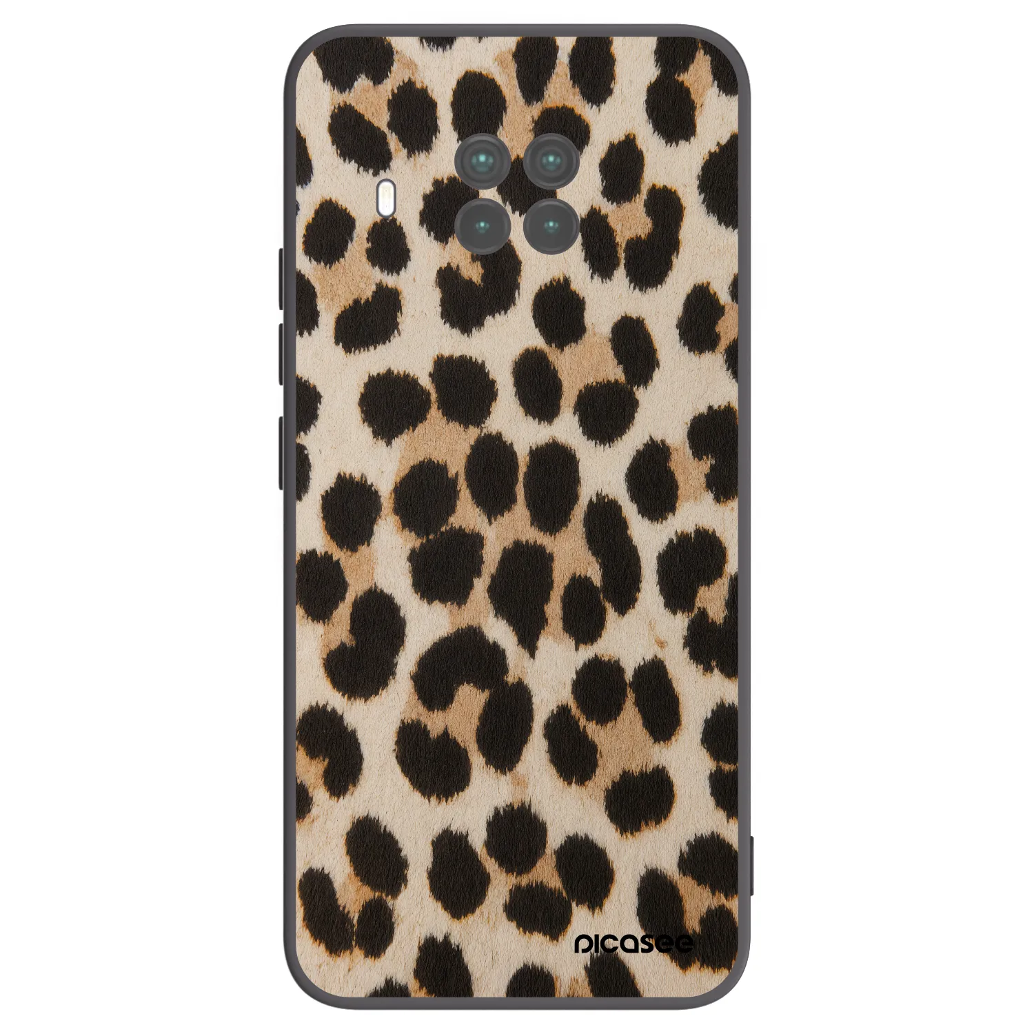Picasee silikonový černý obal pro Xiaomi Mi 10T Lite - Brown Tiger