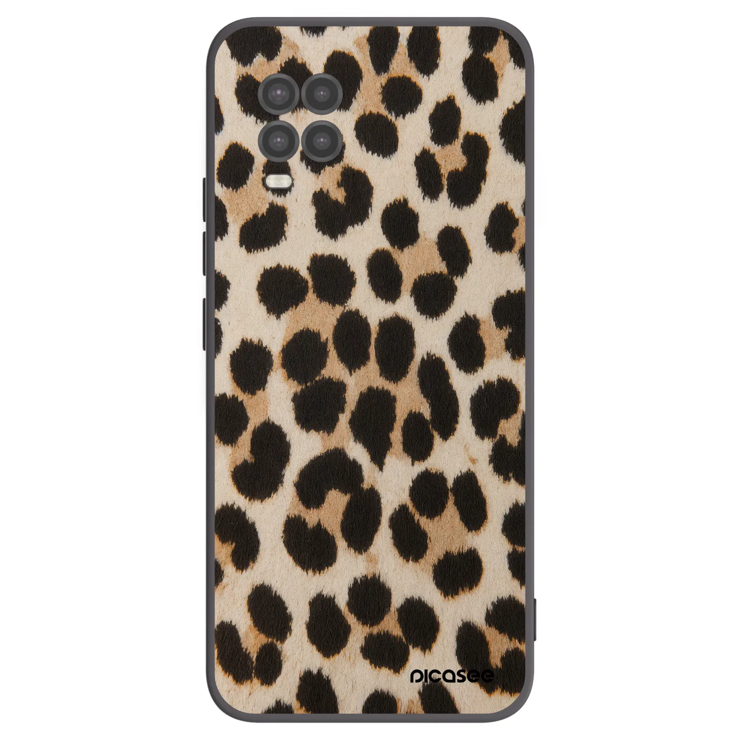 Picasee silikonový černý obal pro Xiaomi Mi 10 Lite - Brown Tiger
