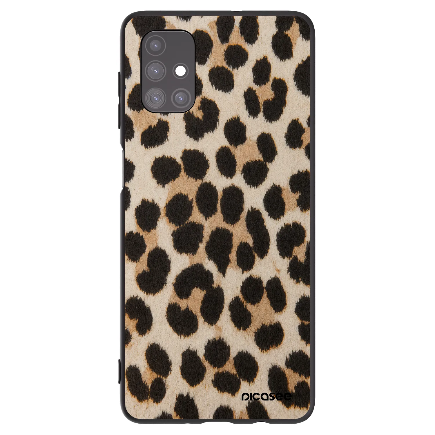 Picasee silikonový černý obal pro Samsung Galaxy M51 M515F - Brown Tiger