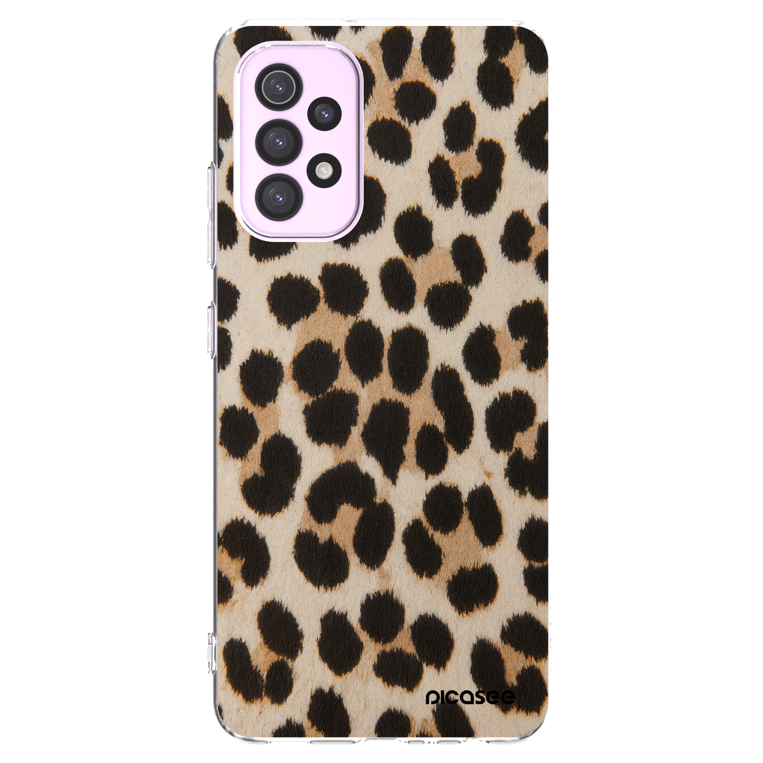 Picasee silikonový průhledný obal pro Samsung Galaxy A32 5G A326B - Brown Tiger