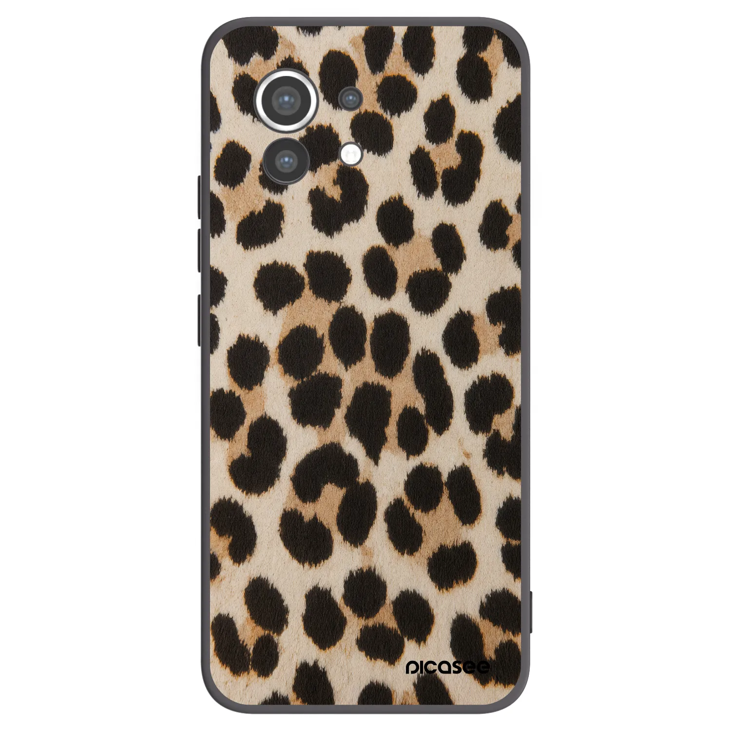 Picasee silikonový černý obal pro Xiaomi Mi 11 - Brown Tiger