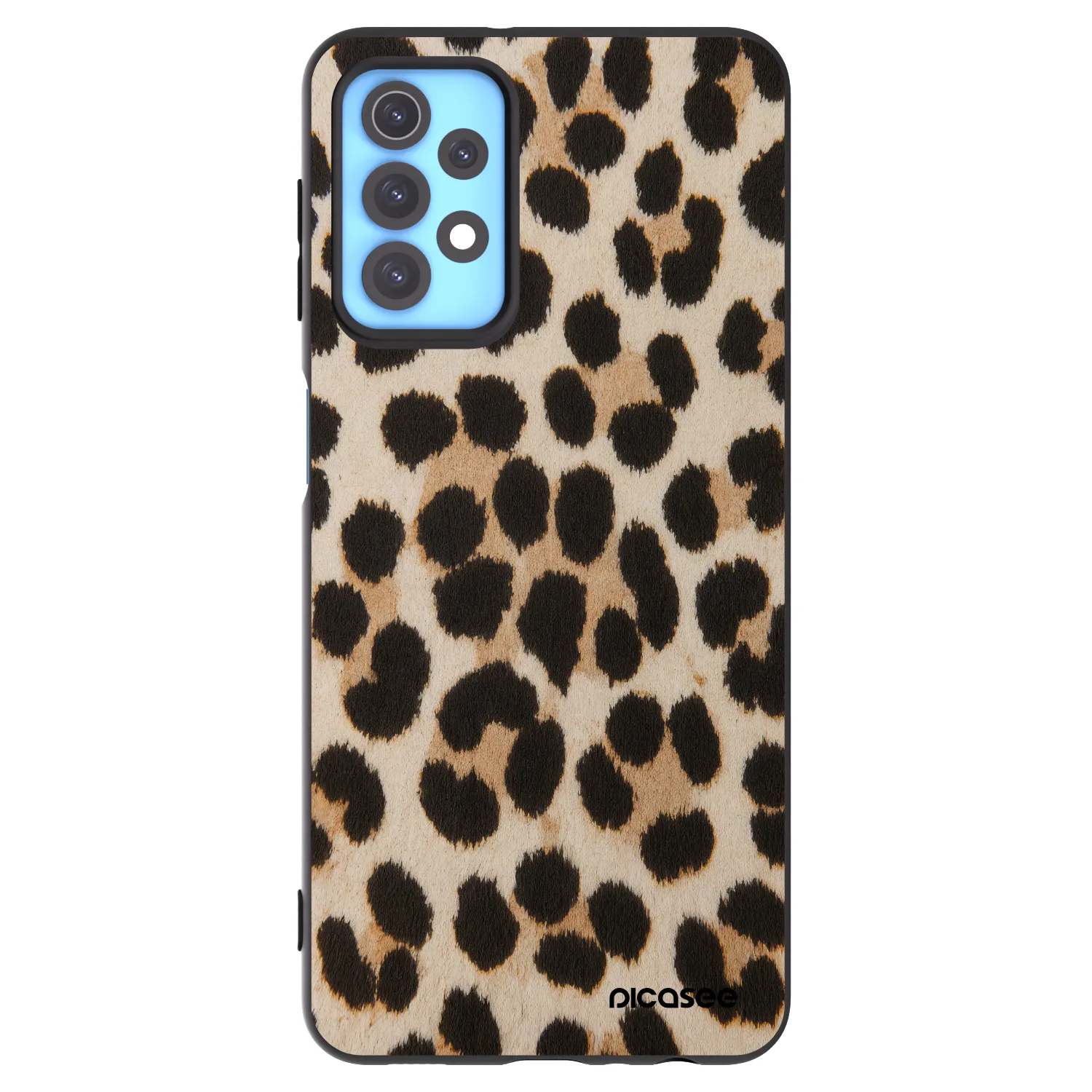 Picasee silikonový černý obal pro Samsung Galaxy A32 4G SM-A325F - Brown Tiger