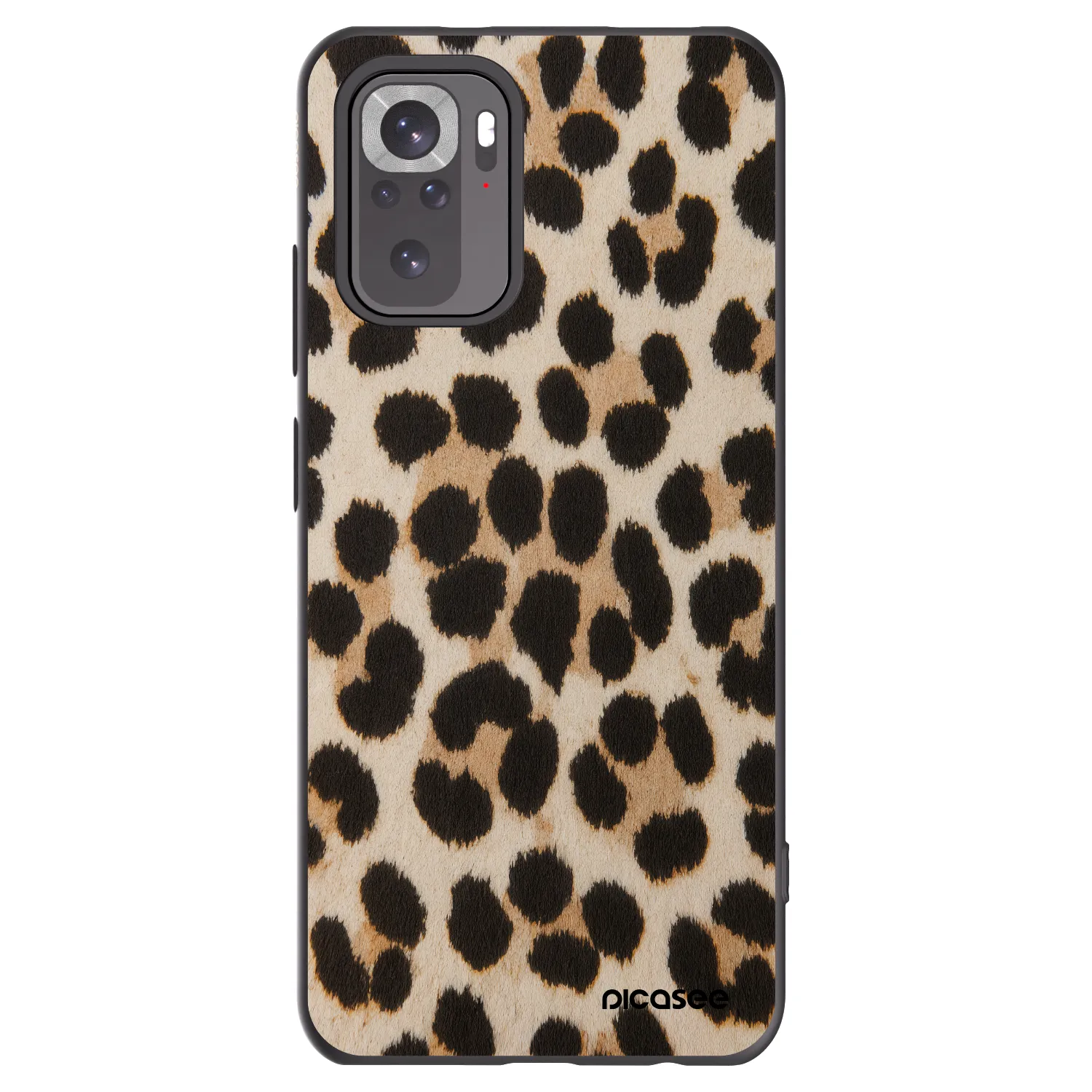 Picasee silikonový černý obal pro Xiaomi Redmi Note 11S 4G - Brown Tiger