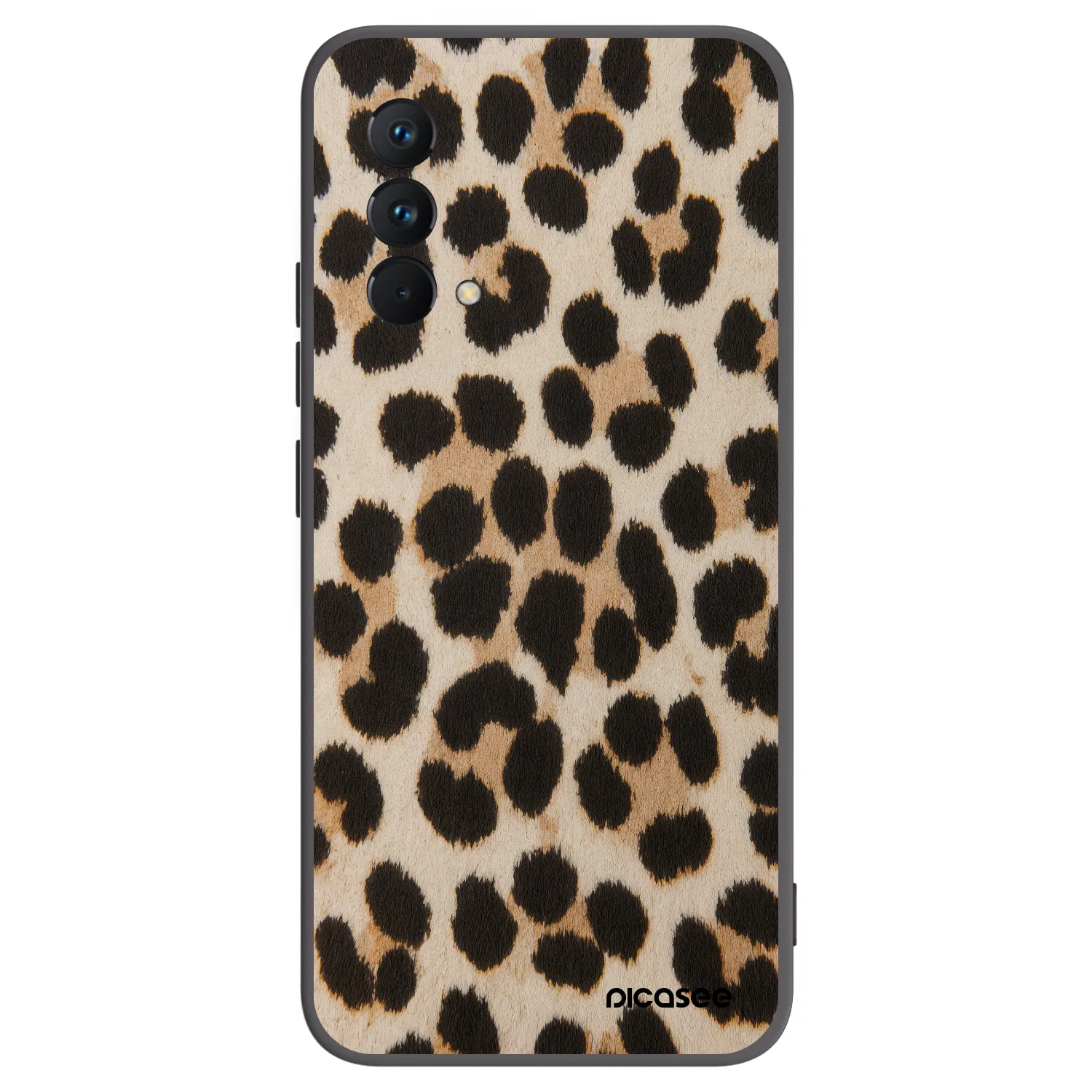 Picasee silikonový černý obal pro Realme GT Master Edition 5G - Brown Tiger