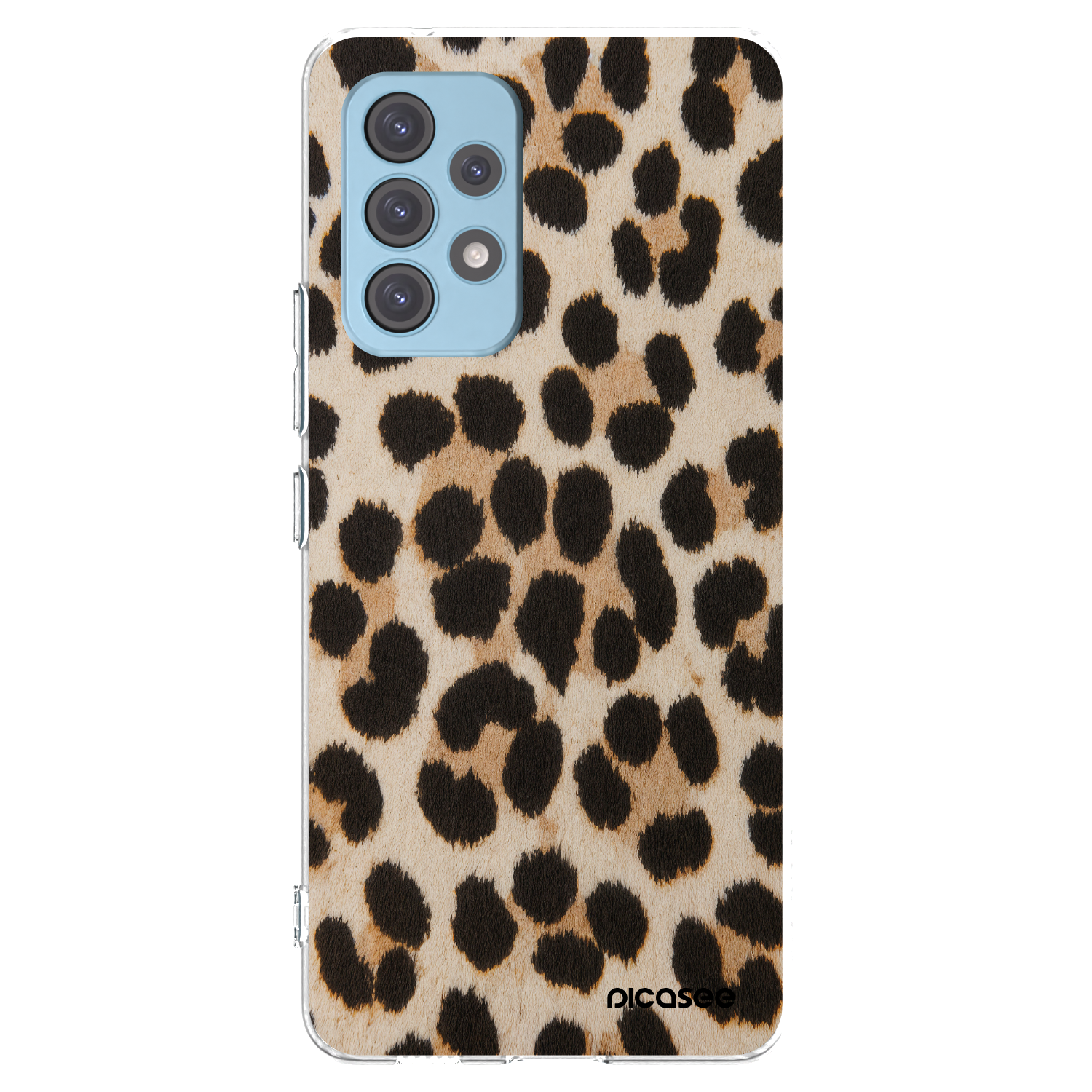 Picasee silikonový průhledný obal pro Samsung Galaxy A53 5G A536 - Brown Tiger