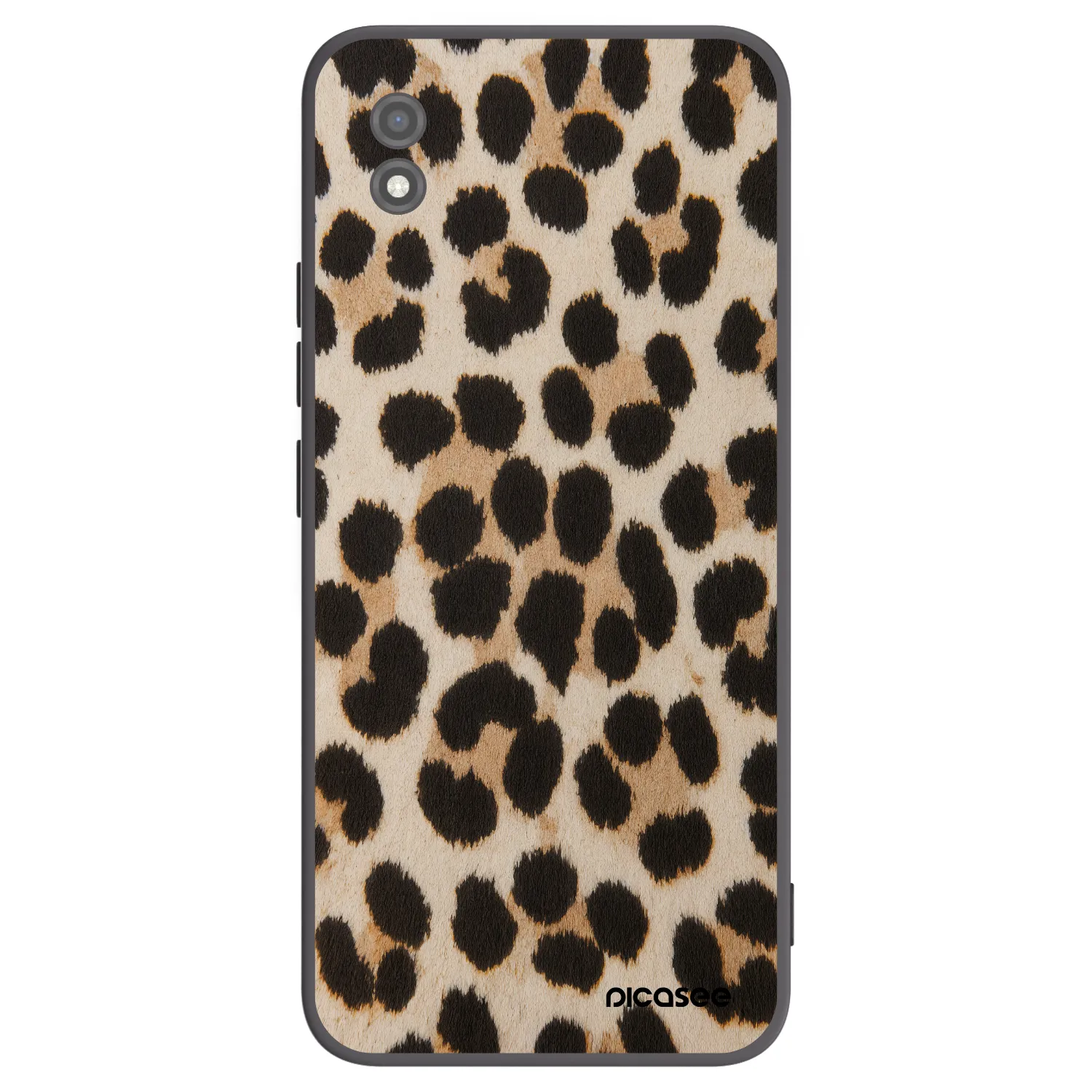 Picasee silikonový černý obal pro Realme C11 (2021) - Brown Tiger