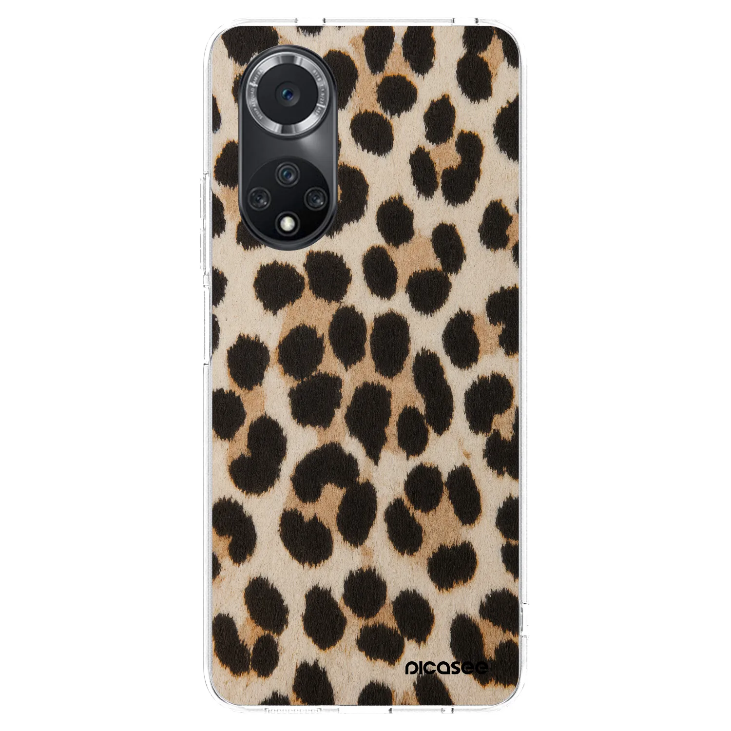 Picasee silikonový průhledný obal pro Huawei Nova 9 SE - Brown Tiger