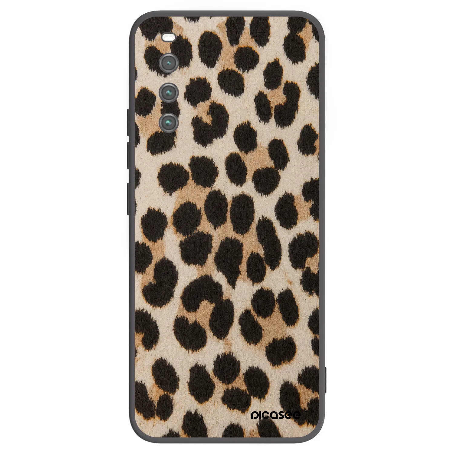 Picasee silikonový černý obal pro Sony Xperia 10 IV 5G - Brown Tiger