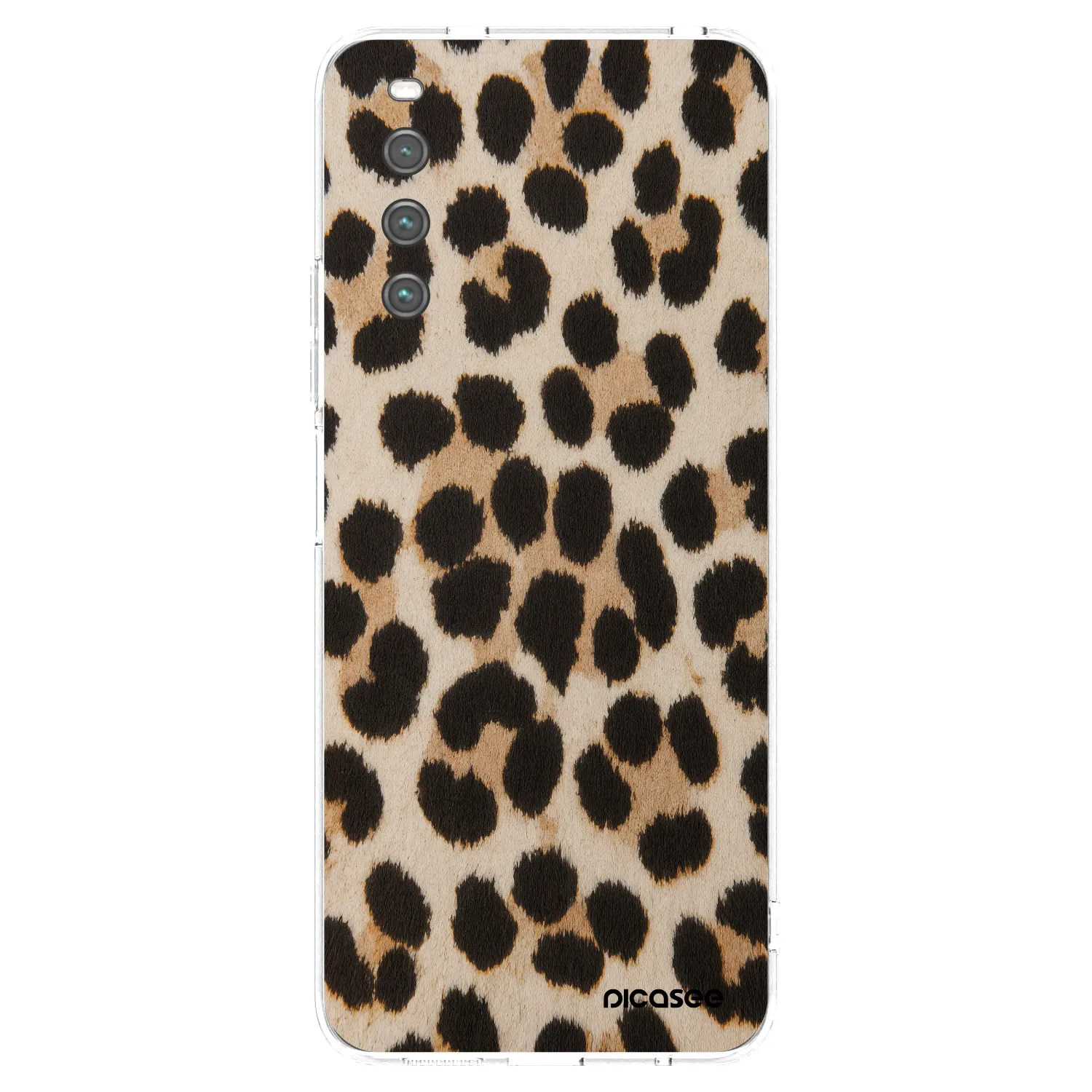 Picasee silikonový průhledný obal pro Sony Xperia 10 IV 5G - Brown Tiger