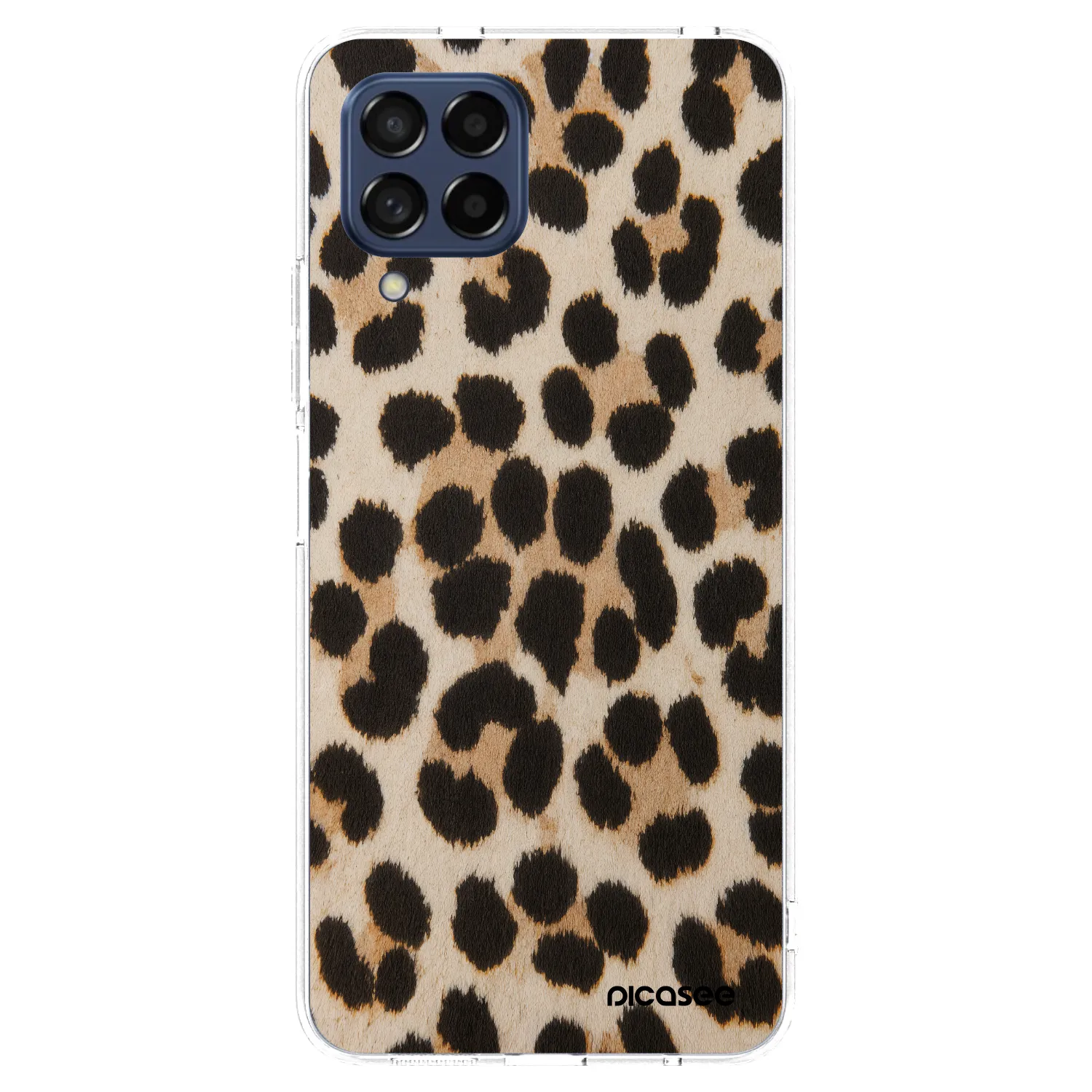 Picasee silikonový průhledný obal pro Samsung Galaxy M53 5G - Brown Tiger