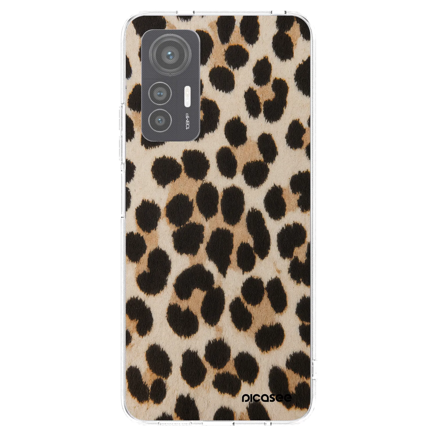 Picasee silikonový průhledný obal pro Xiaomi 12 Lite - Brown Tiger