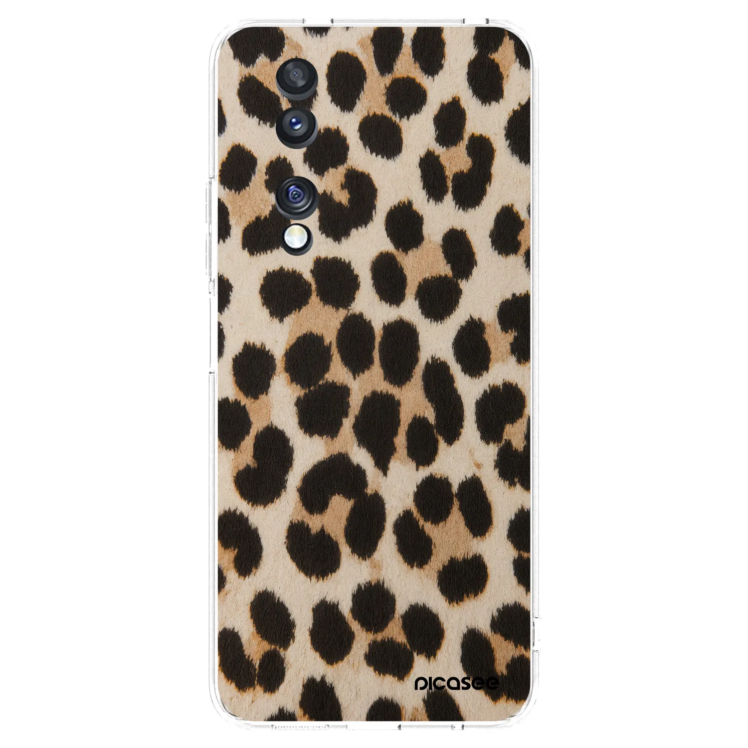 Picasee silikonový průhledný obal pro Honor 70 - Brown Tiger