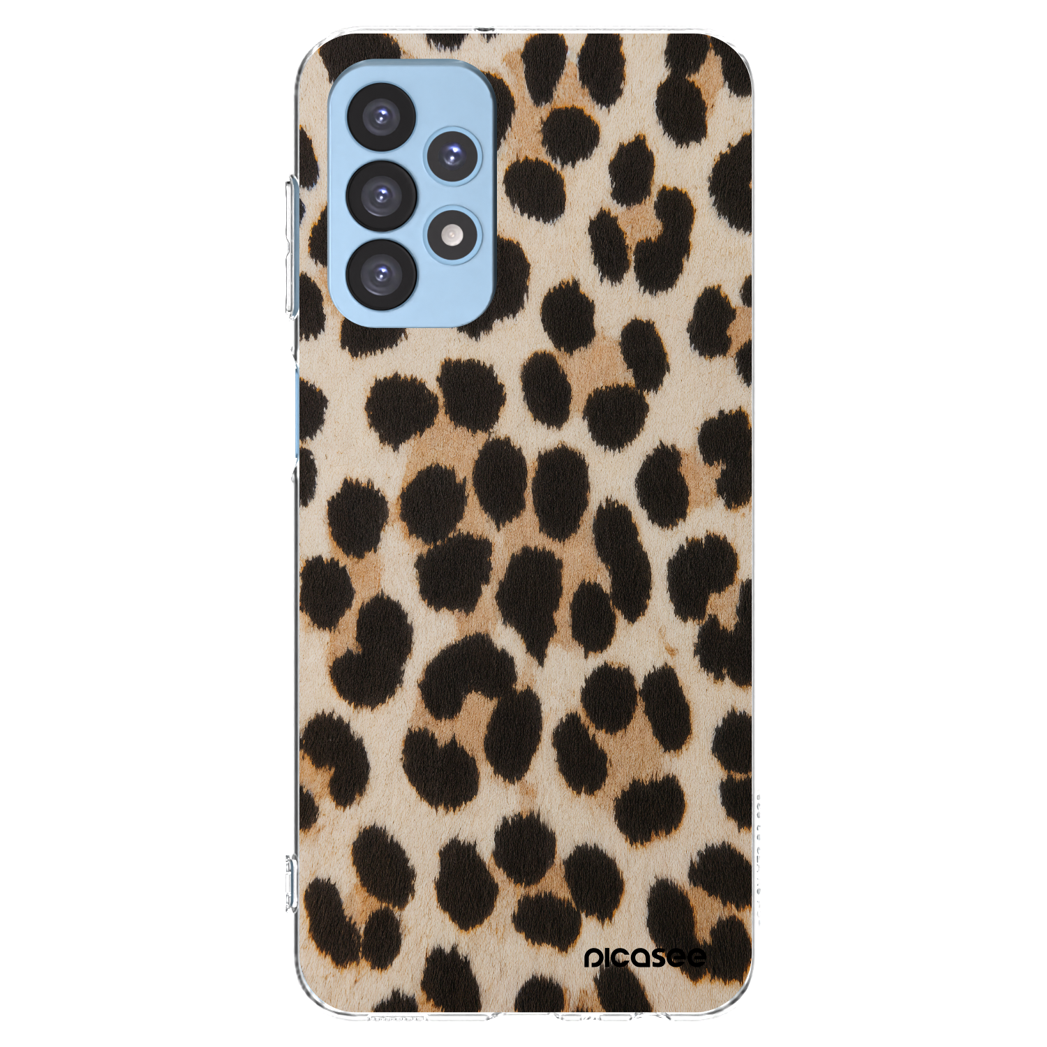 Picasee silikonový průhledný obal pro Samsung Galaxy A23 A235F 4G - Brown Tiger