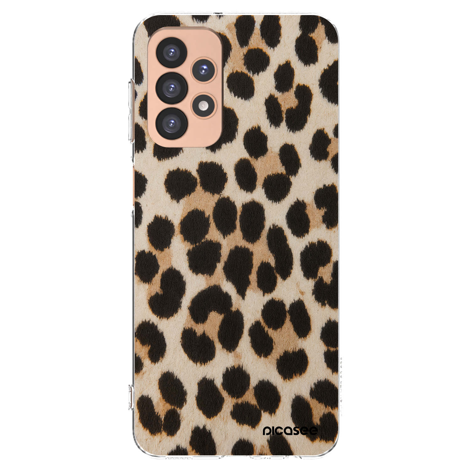 Picasee silikonový průhledný obal pro Samsung Galaxy A23 A236B 5G - Brown Tiger