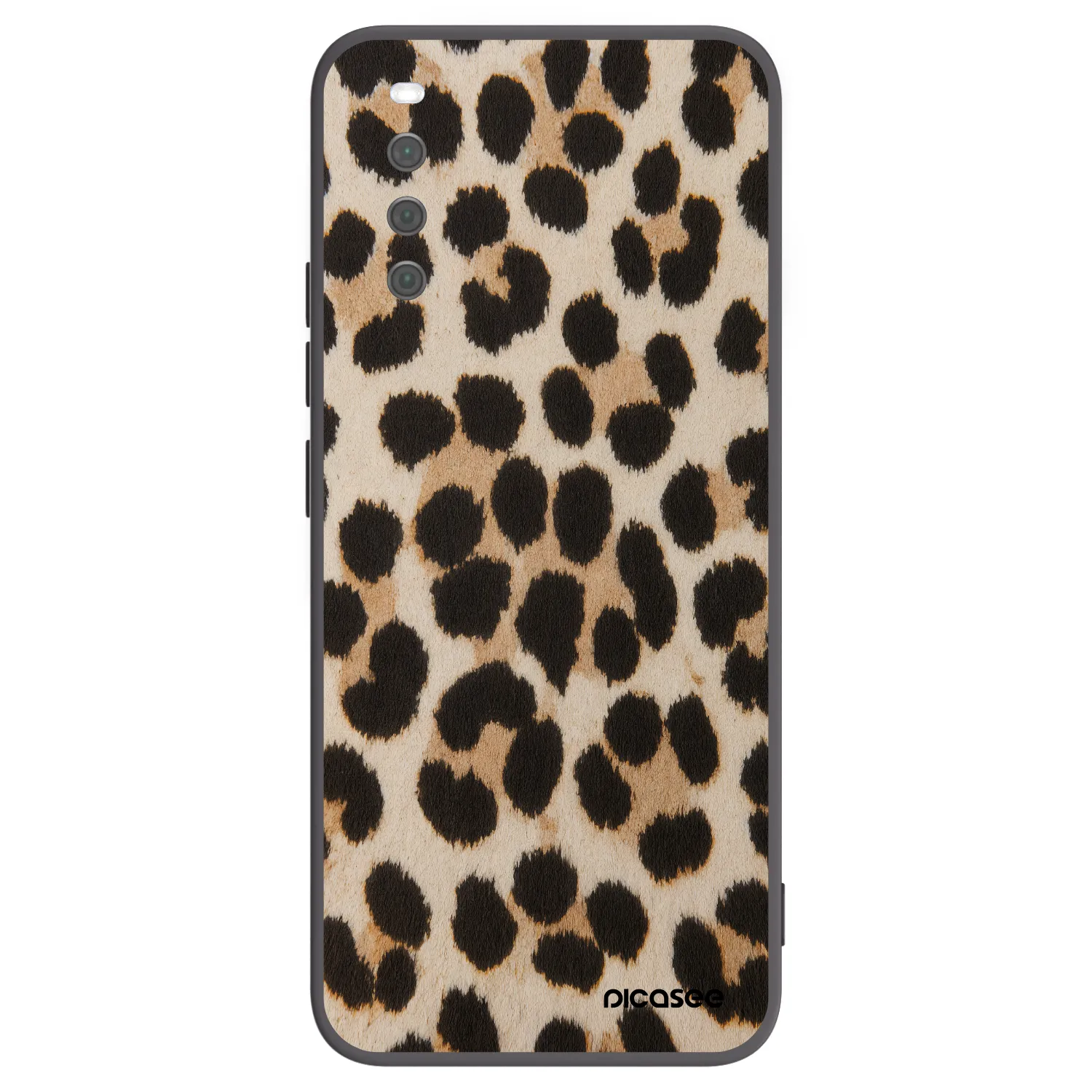 Picasee silikonový černý obal pro Sony Xperia 10 III - Brown Tiger