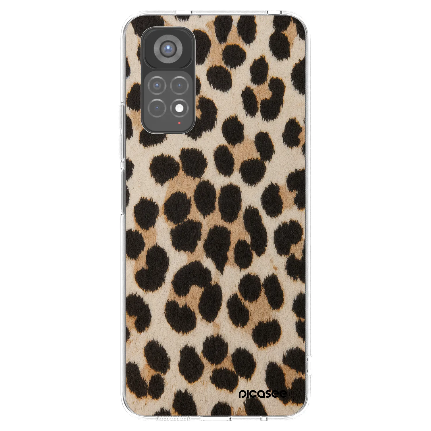 Picasee silikonový průhledný obal pro Xiaomi Redmi Note 11S 5G - Brown Tiger