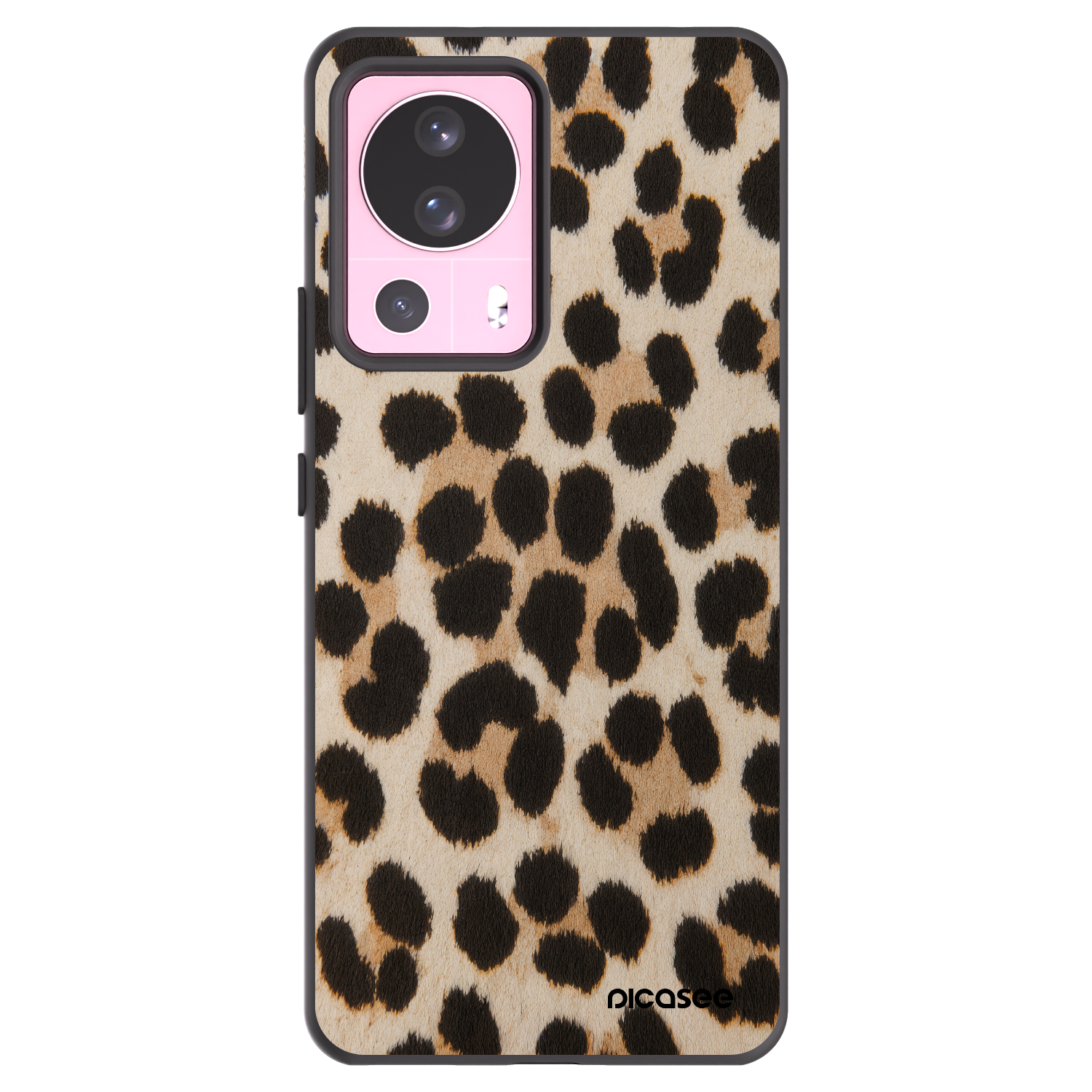 Picasee silikonový černý obal pro Xiaomi 13 Lite - Brown Tiger