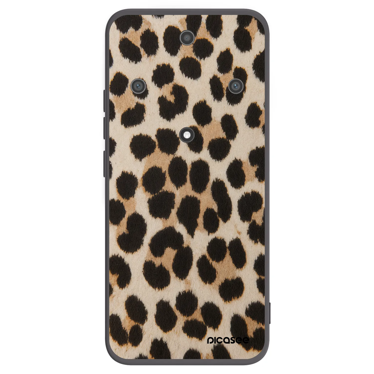 Picasee silikonový černý obal pro Honor Magic5 Lite 5G - Brown Tiger