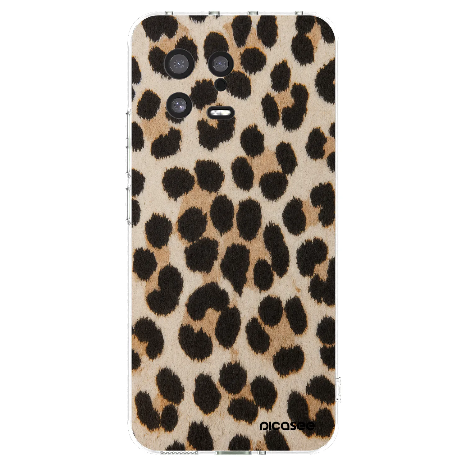 Picasee silikonový průhledný obal pro Xiaomi 13 - Brown Tiger