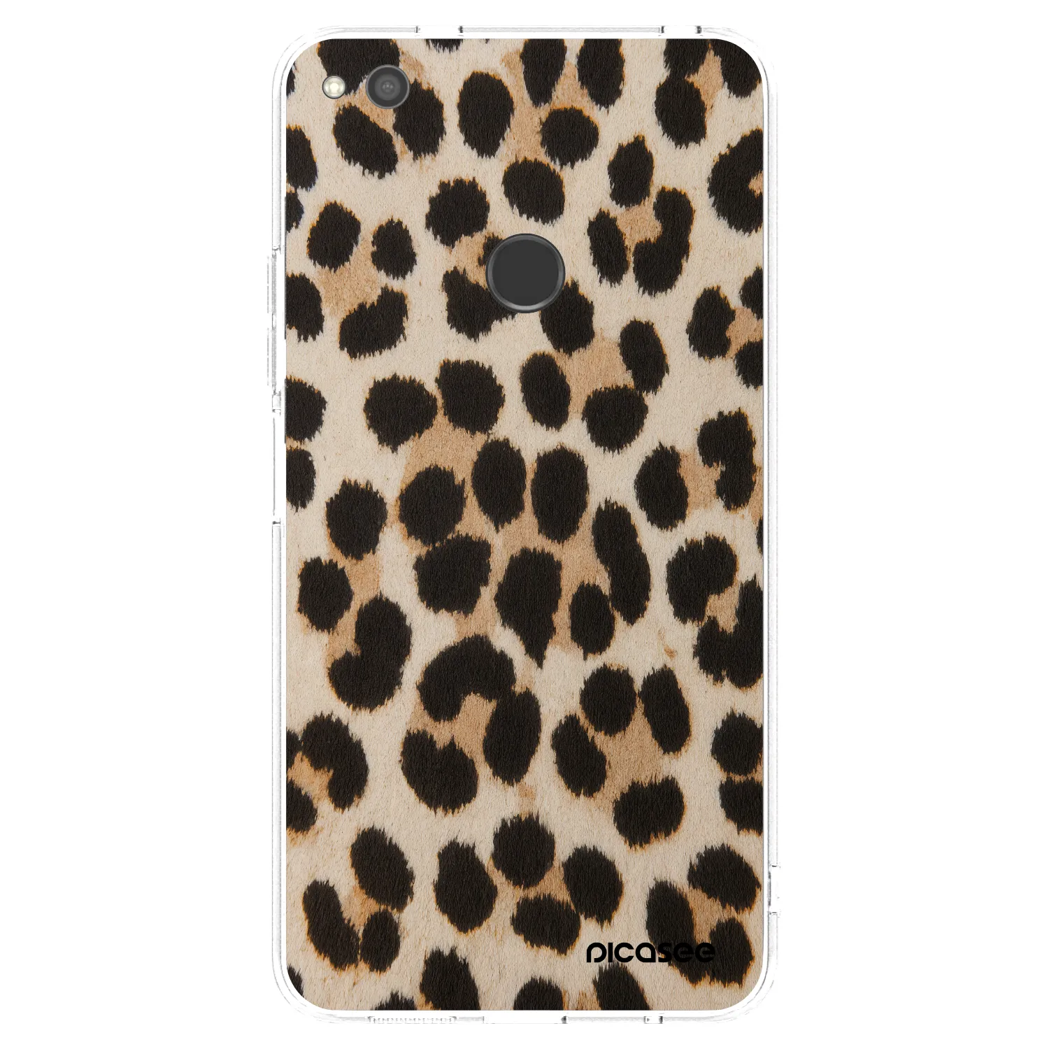 Picasee silikonový průhledný obal pro Huawei P9 Lite 2017 - Brown Tiger