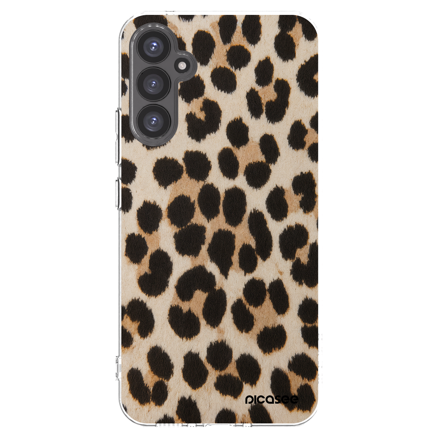 Picasee silikonový průhledný obal pro Samsung Galaxy A34 5G A346B - Brown Tiger