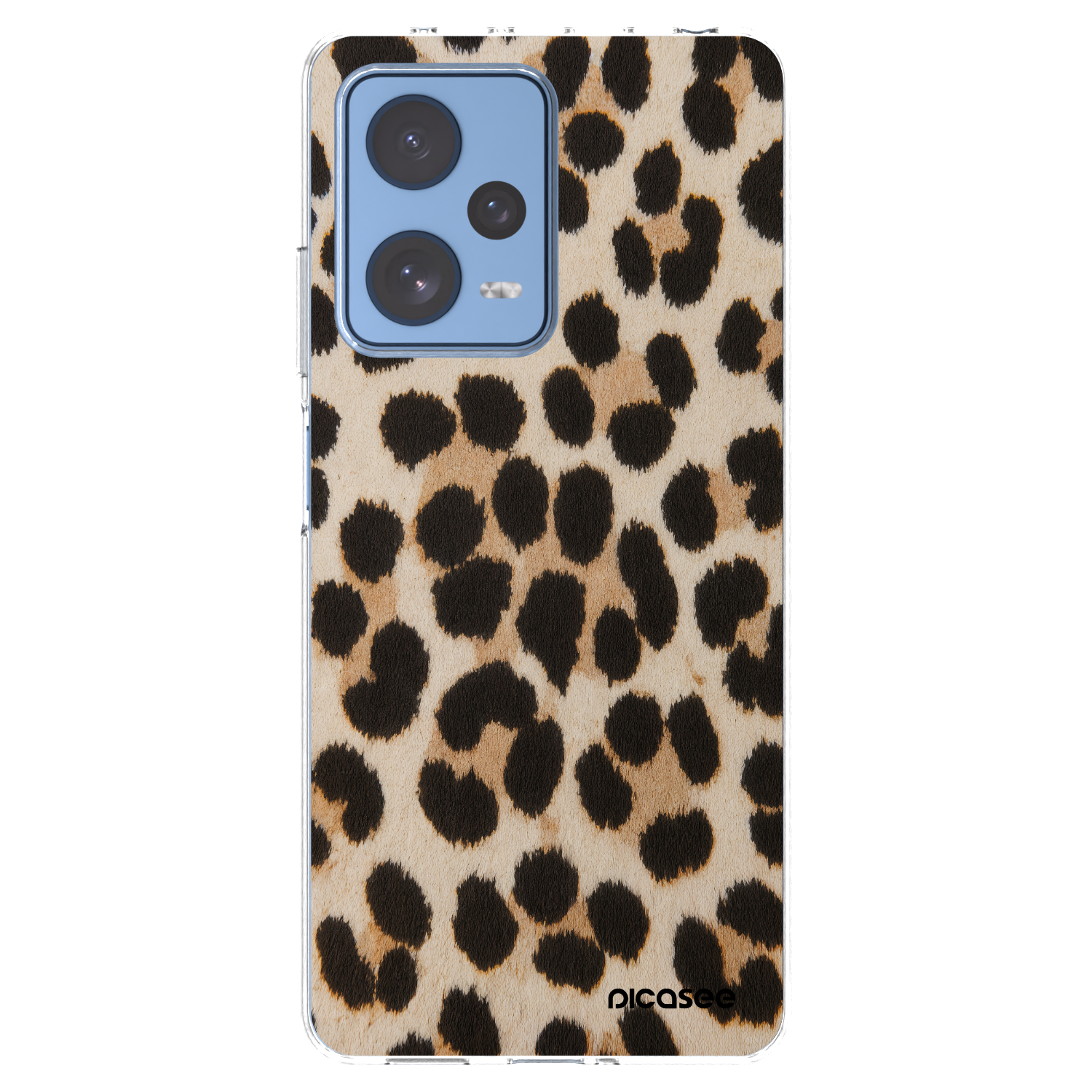 Picasee silikonový průhledný obal pro Xiaomi Redmi Note 12 Pro 5G - Brown Tiger