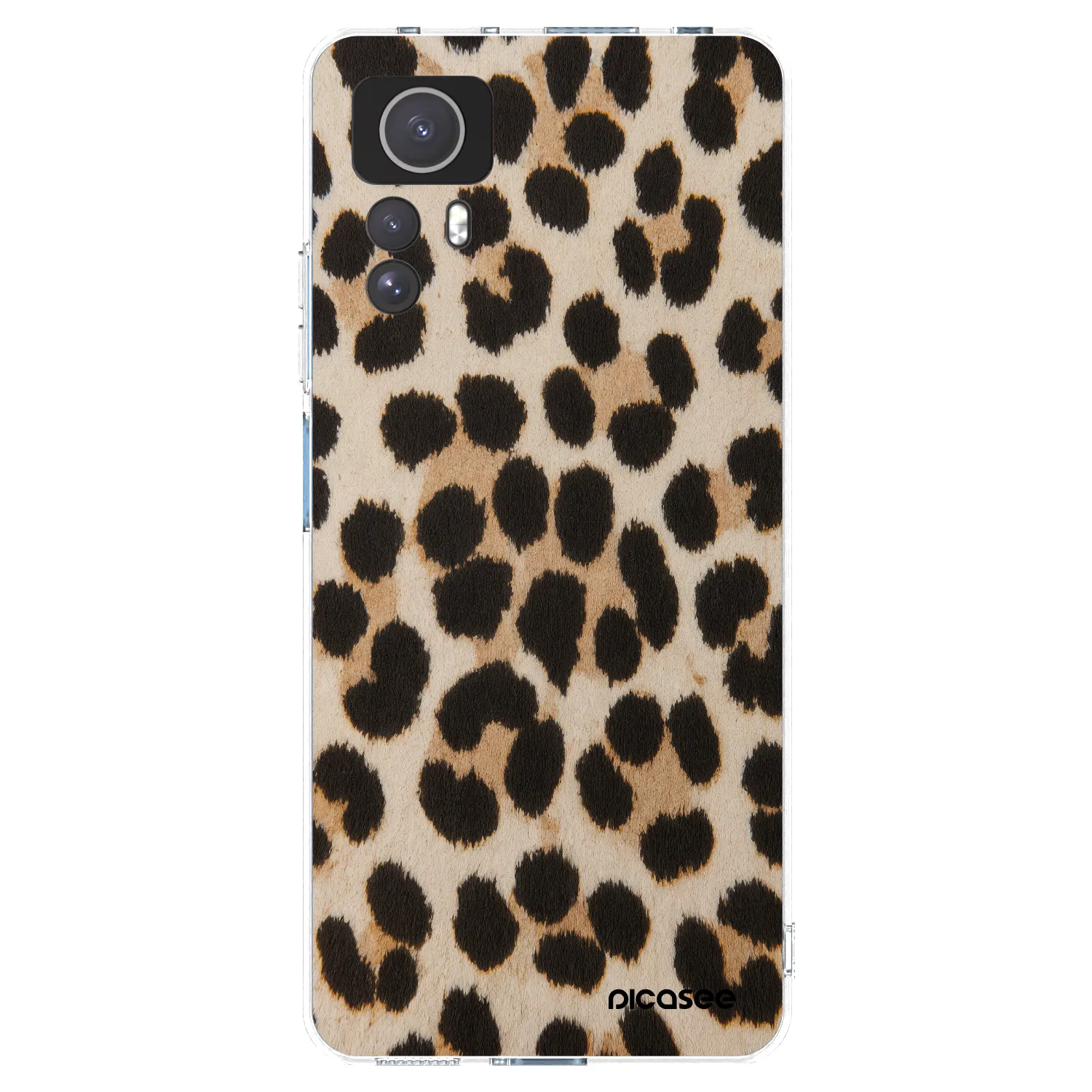 Picasee silikonový průhledný obal pro Xiaomi Redmi Note 12S - Brown Tiger