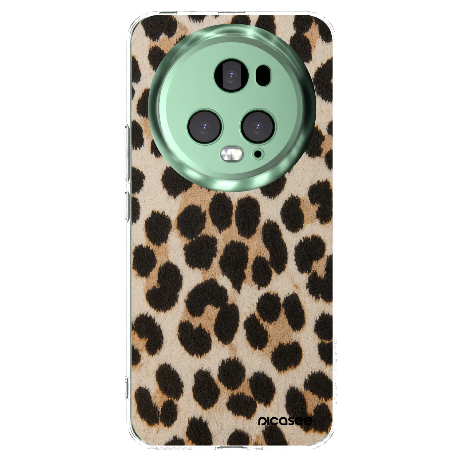 Picasee silikonový průhledný obal pro Honor Magic5 Pro - Brown Tiger