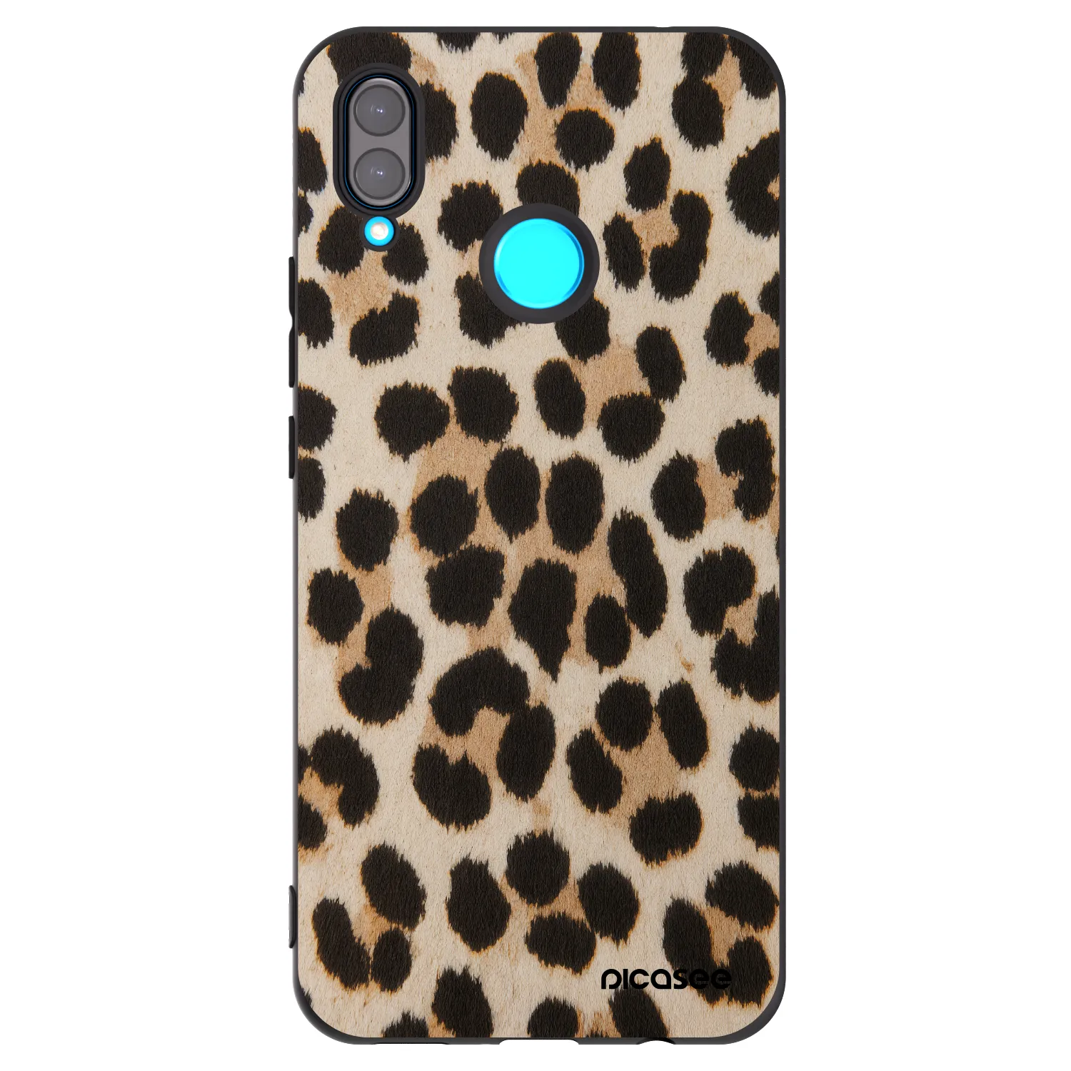 Picasee silikonový černý obal pro Huawei Nova 3 - Brown Tiger