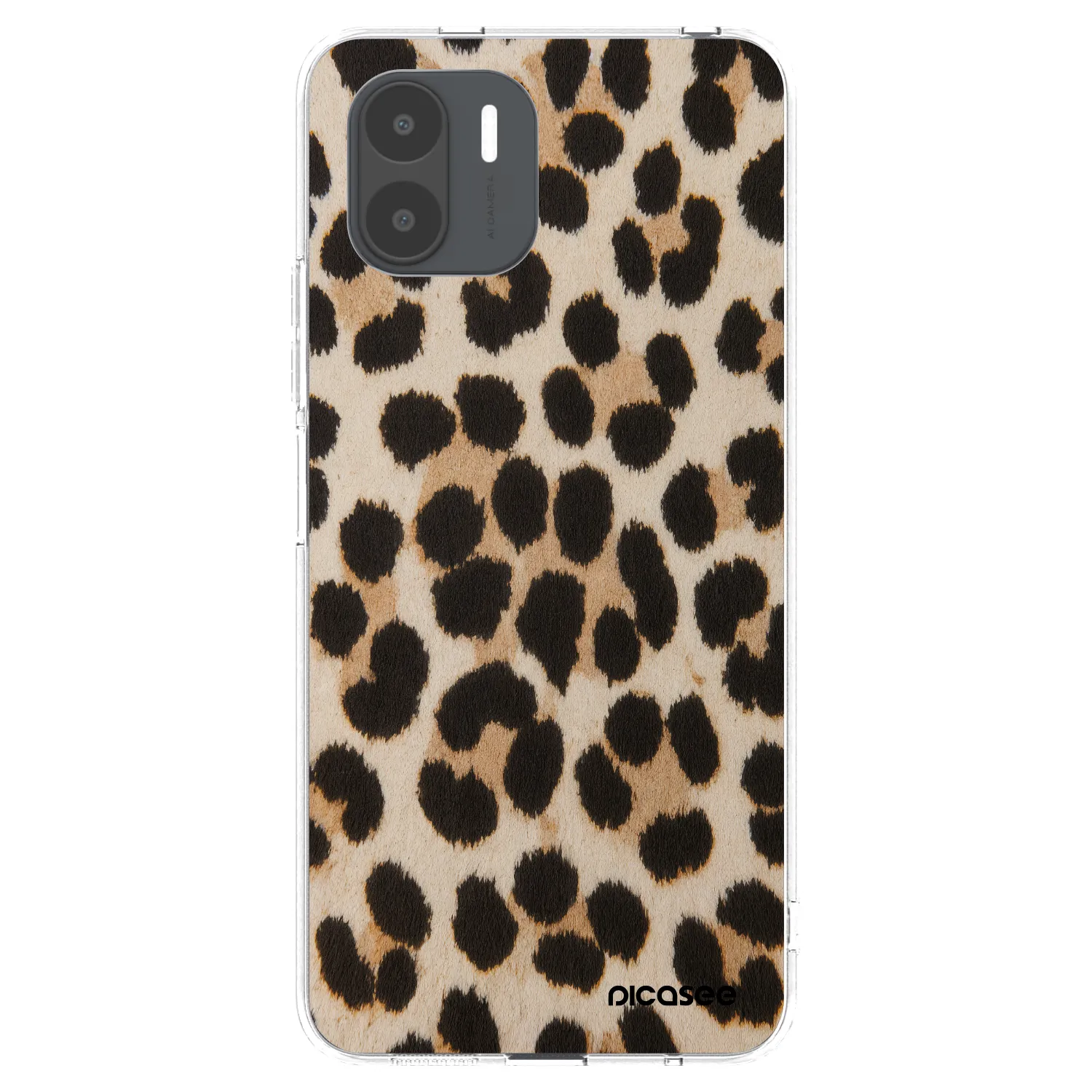 Picasee silikonový průhledný obal pro Xiaomi Redmi A2 - Brown Tiger