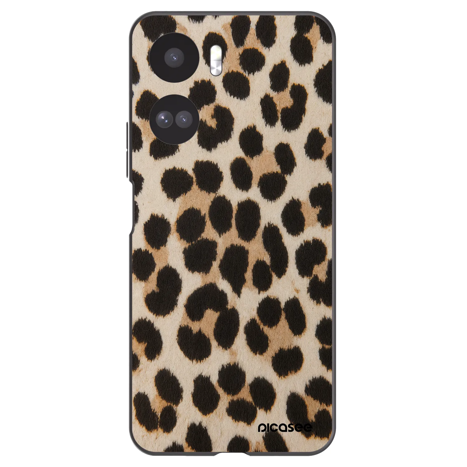 Picasee silikonový černý obal pro Honor 90 Lite 5G - Brown Tiger