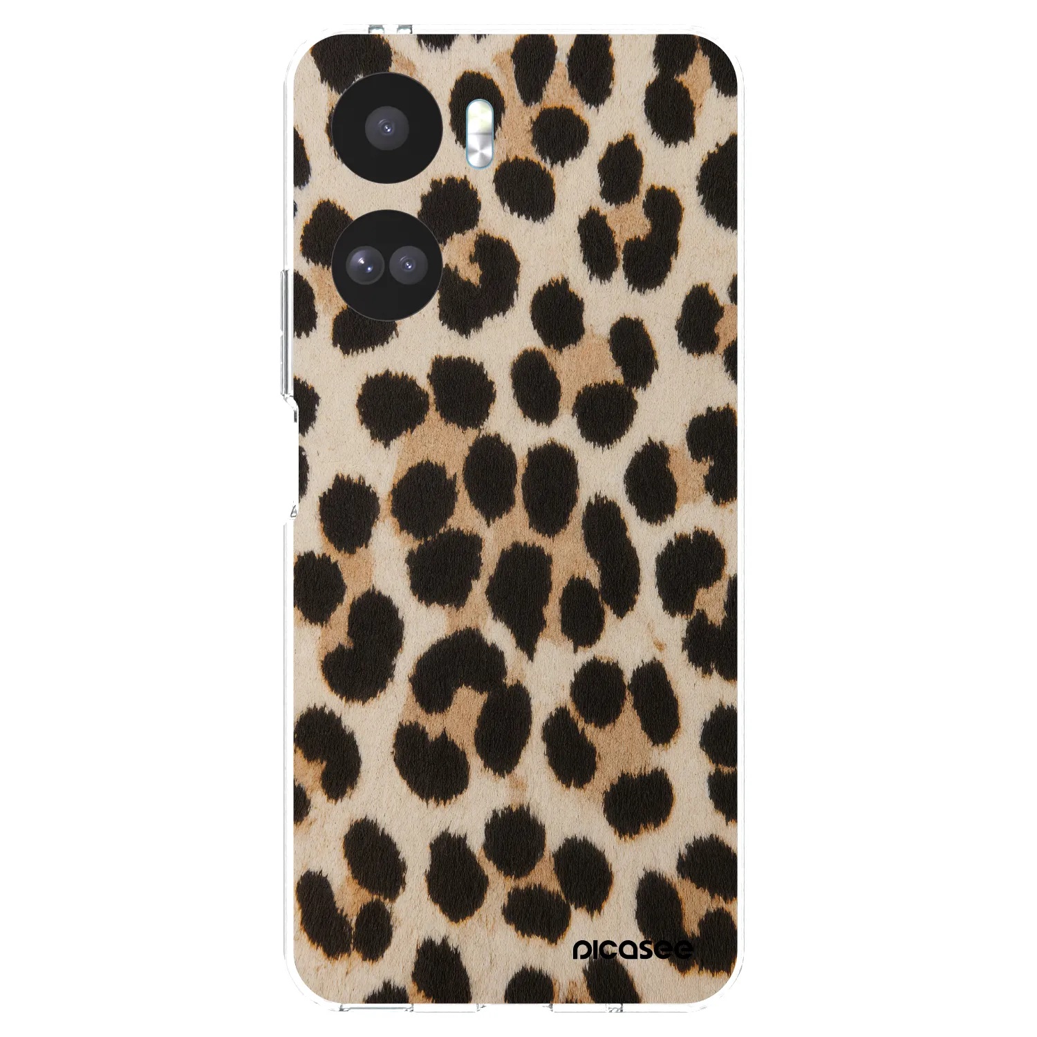 Picasee silikonový průhledný obal pro Honor 90 Lite 5G - Brown Tiger