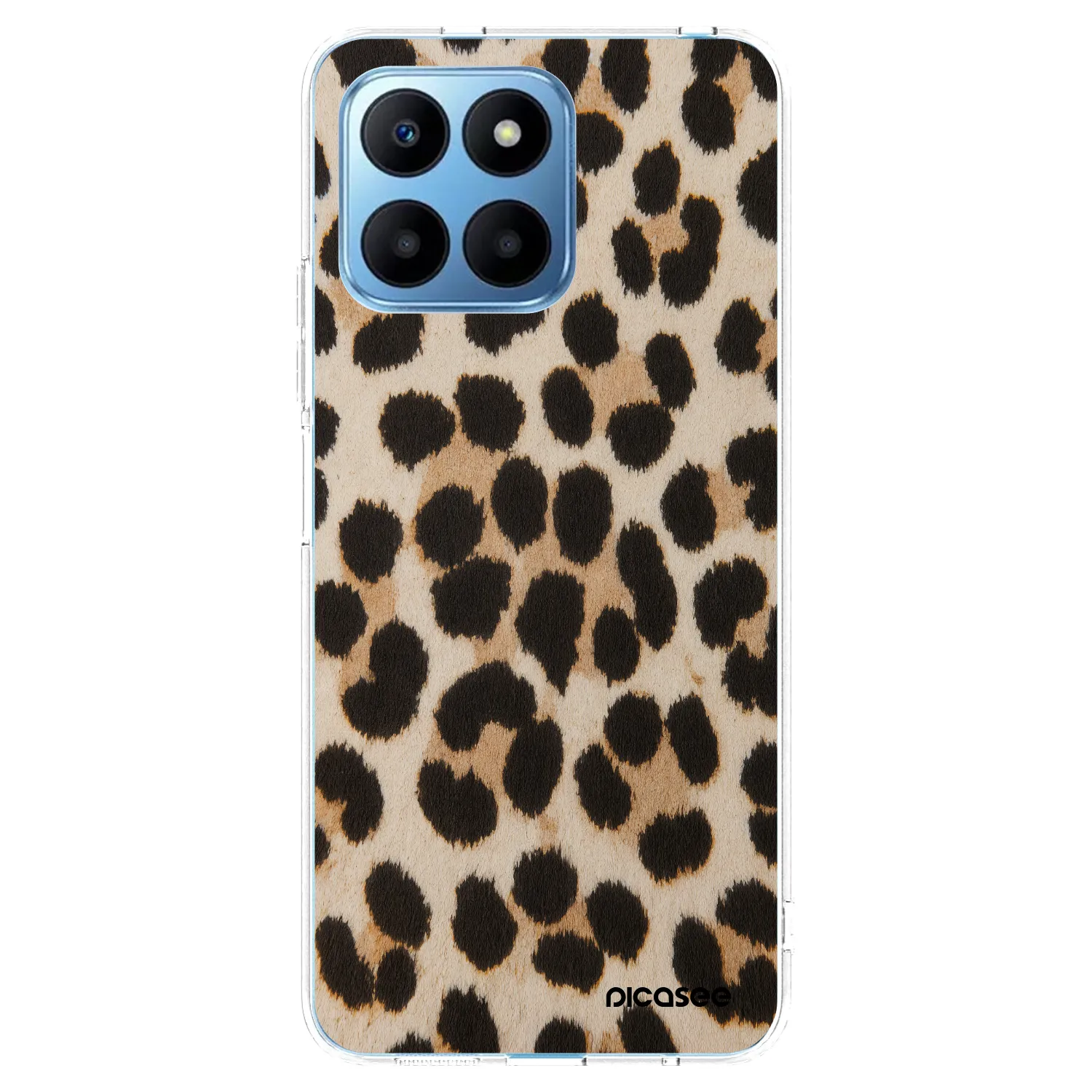 Picasee silikonový průhledný obal pro Honor 70 Lite - Brown Tiger