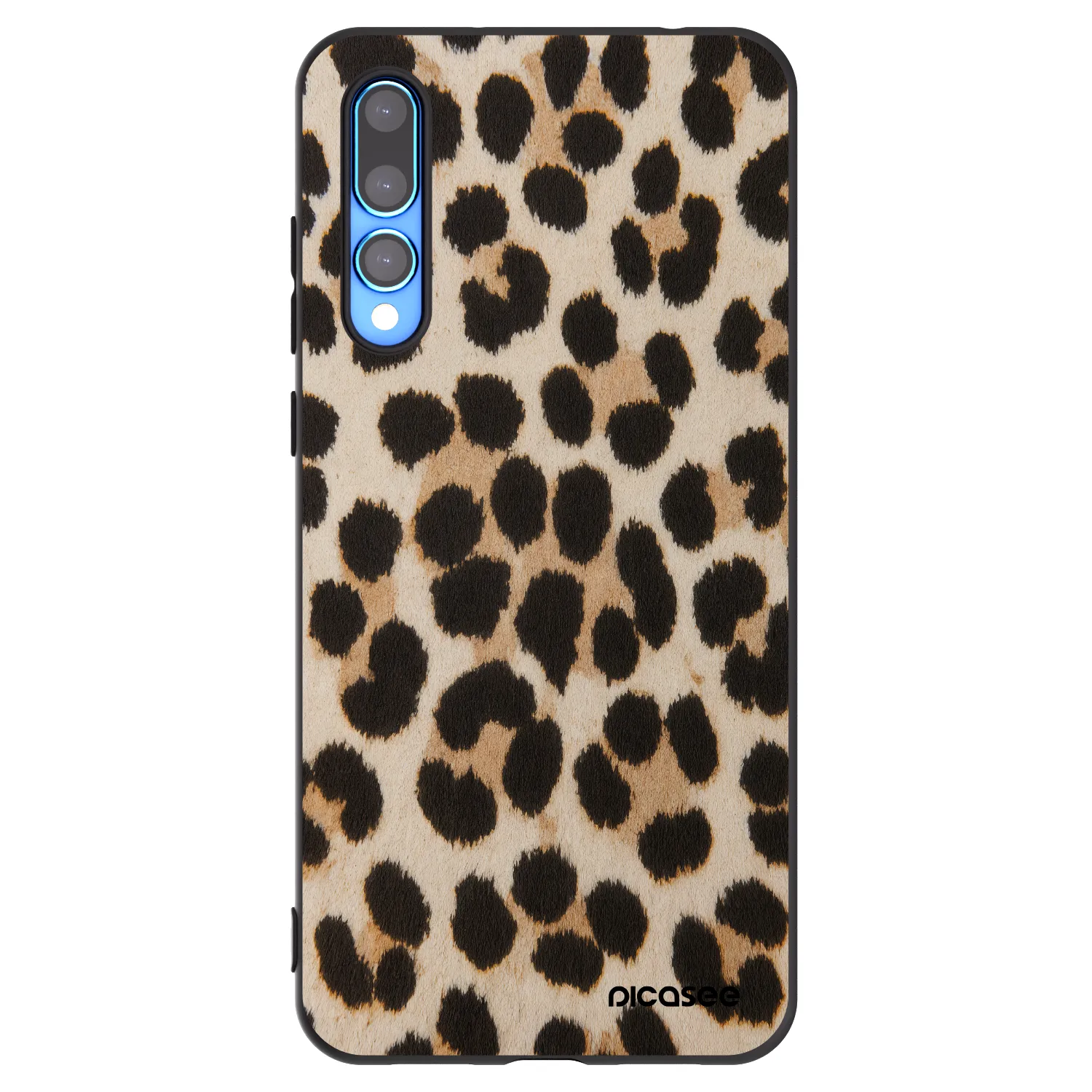 Picasee silikonový černý obal pro Huawei P20 Pro - Brown Tiger