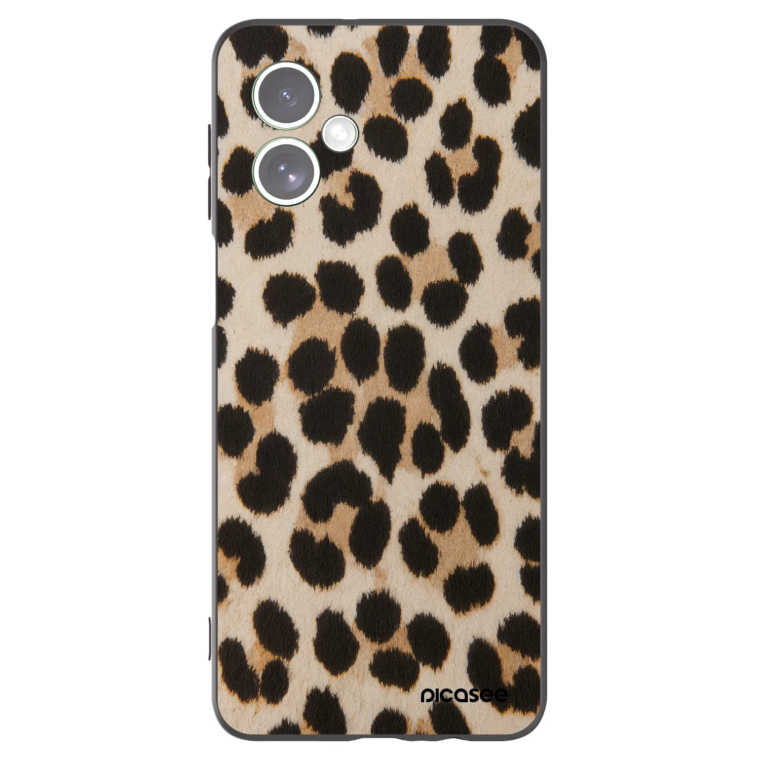 Picasee silikonový černý obal pro Motorola Moto G54 5G - Brown Tiger