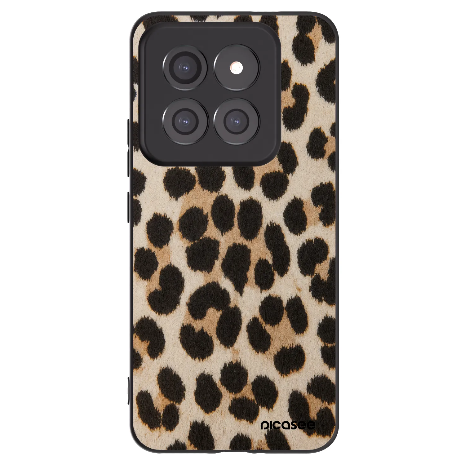 Picasee silikonový černý obal pro Xiaomi 14 Pro - Brown Tiger