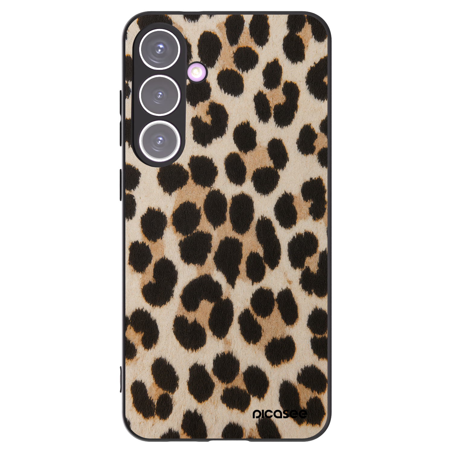 Picasee silikonový černý obal pro Samsung Galaxy S24+ S926B 5G - Brown Tiger