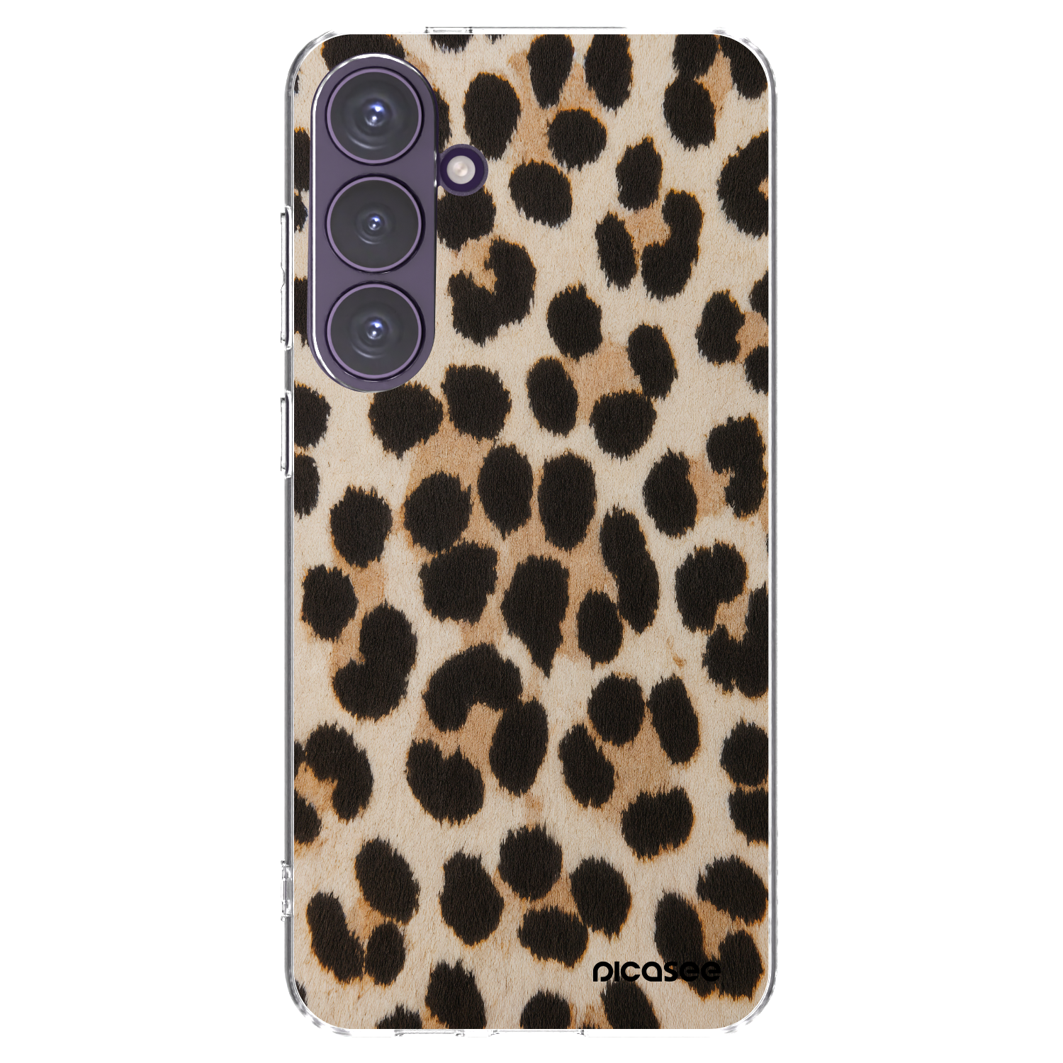 Picasee silikonový průhledný obal pro Samsung Galaxy S24+ S926B 5G - Brown Tiger