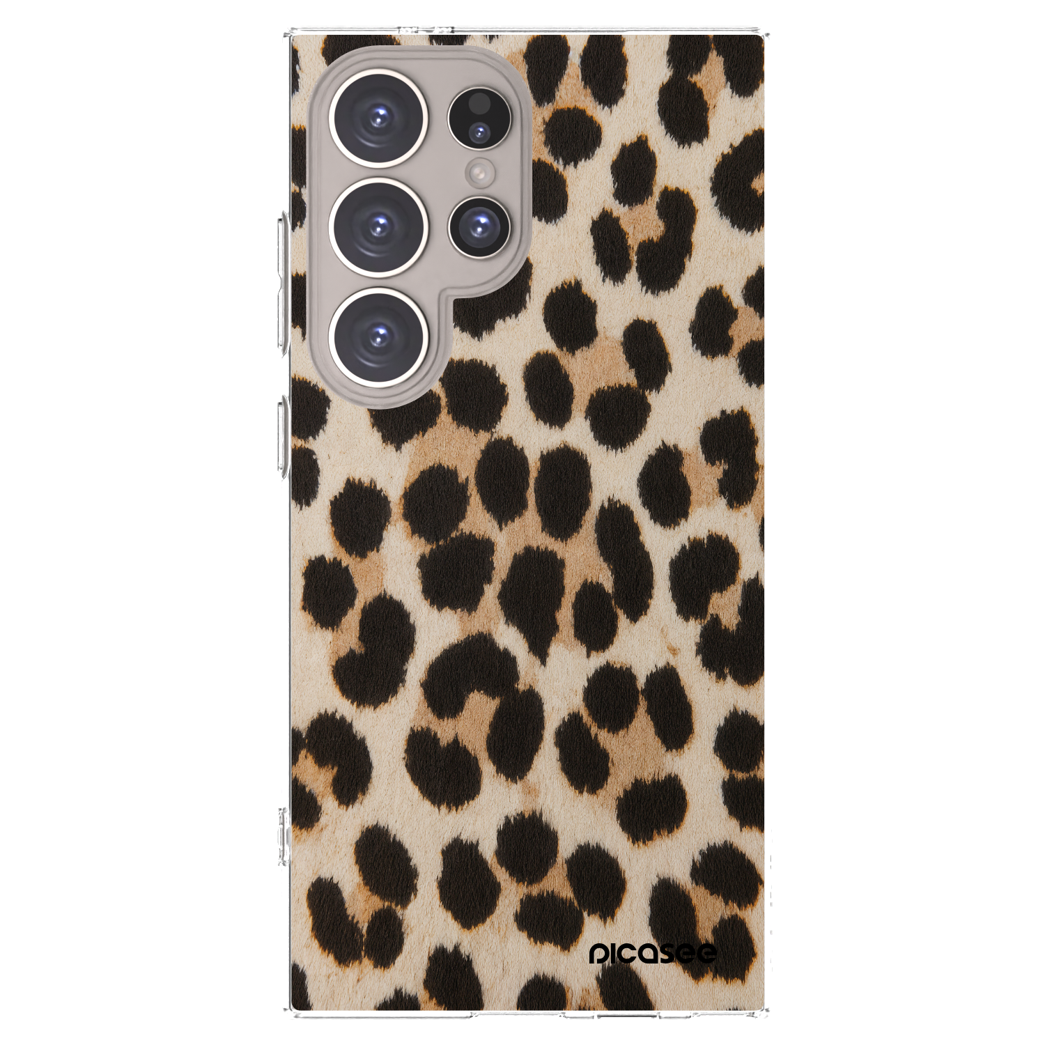 Picasee silikonový průhledný obal pro Samsung Galaxy S24 Ultra S928B 5G - Brown Tiger