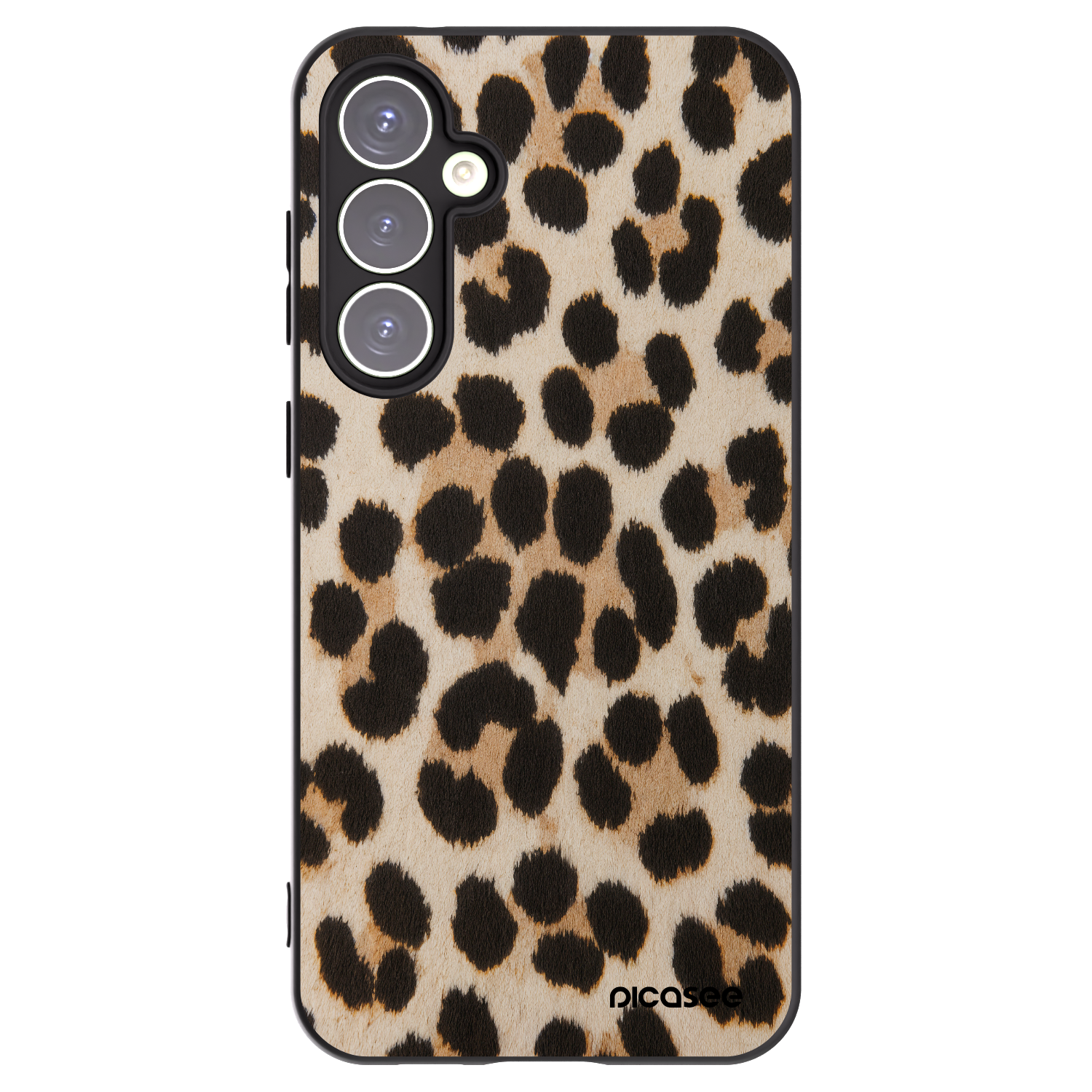 Picasee silikonový černý obal pro Samsung Galaxy S23 FE S711B - Brown Tiger