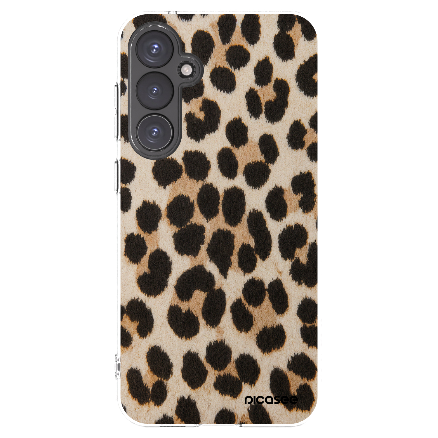 Picasee silikonový průhledný obal pro Samsung Galaxy S23 FE S711B - Brown Tiger