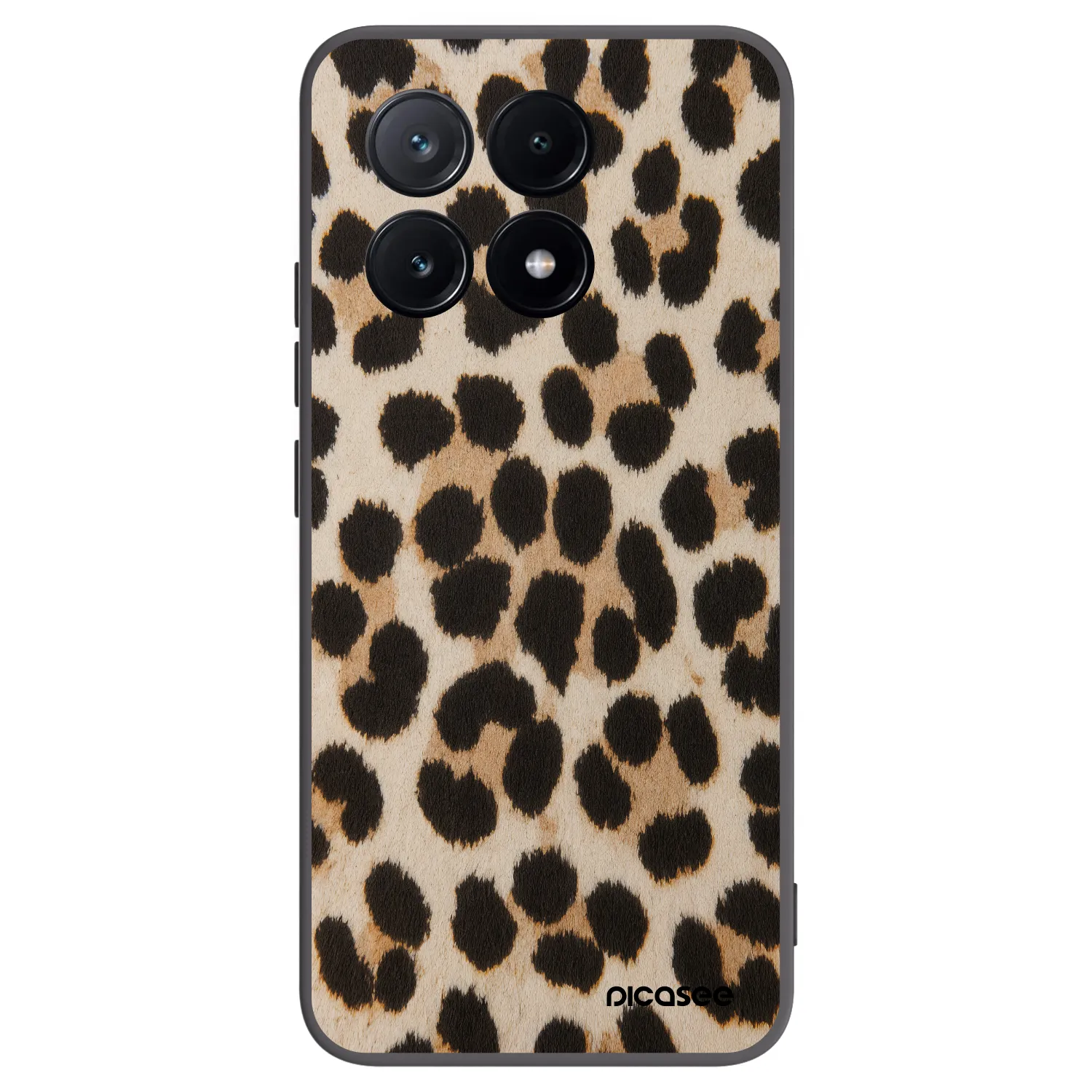 Picasee silikonový černý obal pro Xiaomi Poco X6 Pro - Brown Tiger
