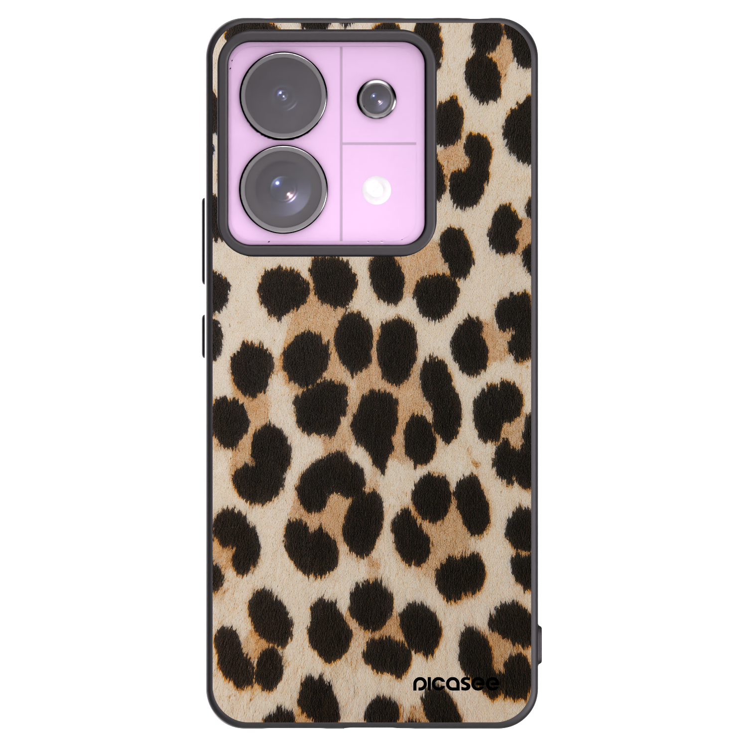 Picasee silikonový černý obal pro Xiaomi Redmi Note 13 Pro 5G - Brown Tiger