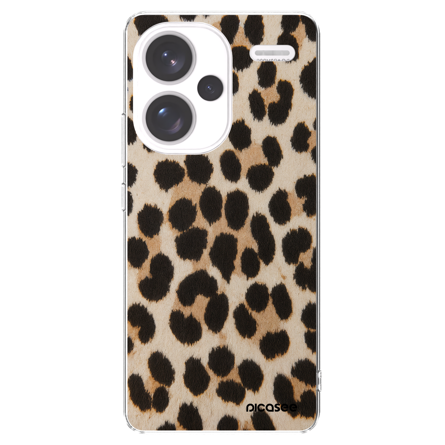 Picasee silikonový průhledný obal pro Xiaomi Redmi Note 13 Pro+ 5G - Brown Tiger