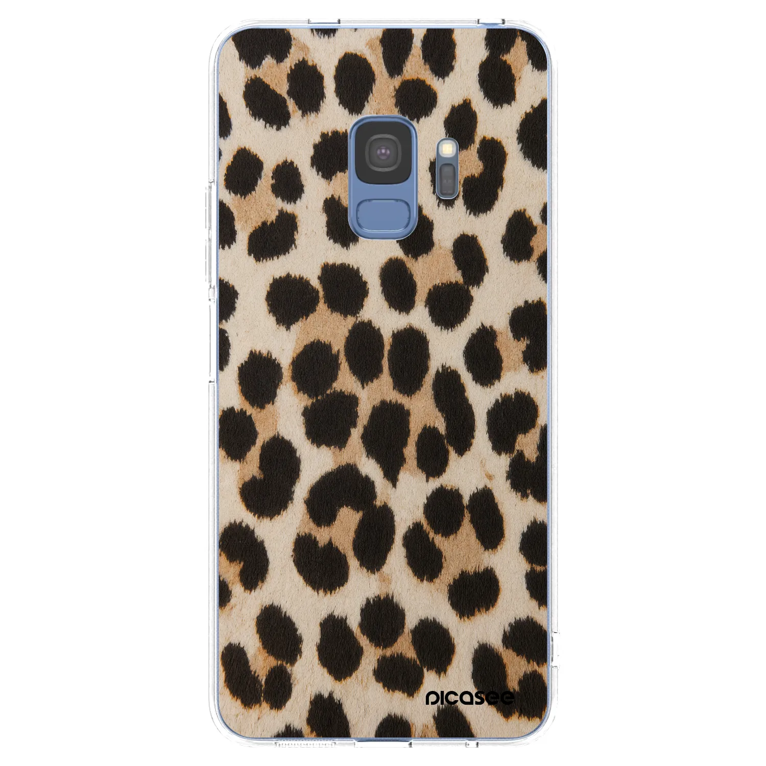 Picasee silikonový průhledný obal pro Samsung Galaxy S9 G960F - Brown Tiger
