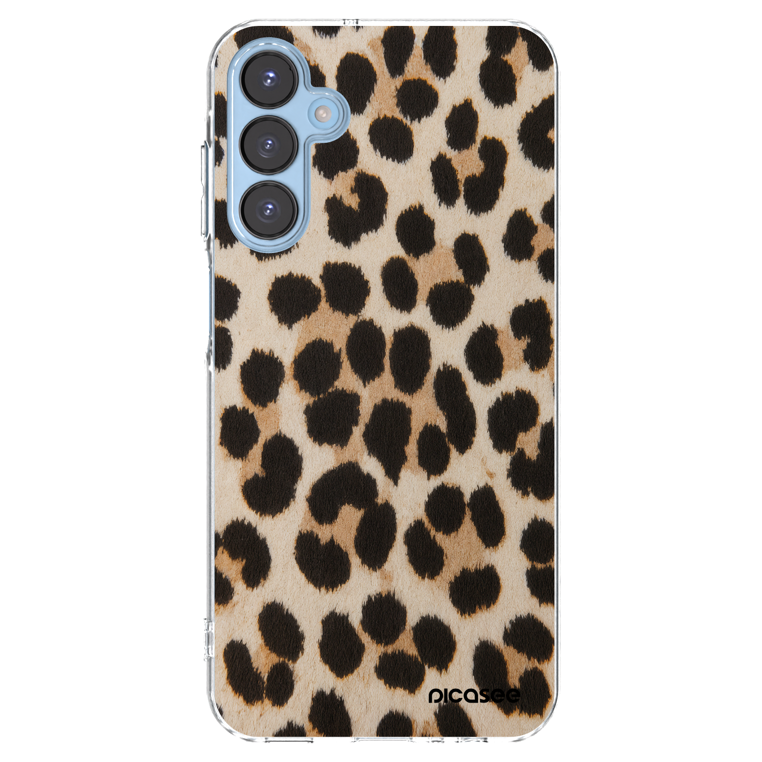 Picasee silikonový průhledný obal pro Samsung Galaxy A15 A156B 5G - Brown Tiger