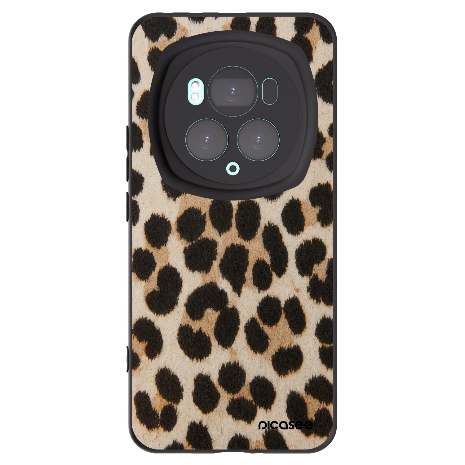 Picasee silikonový černý obal pro Honor Magic6 Pro - Brown Tiger
